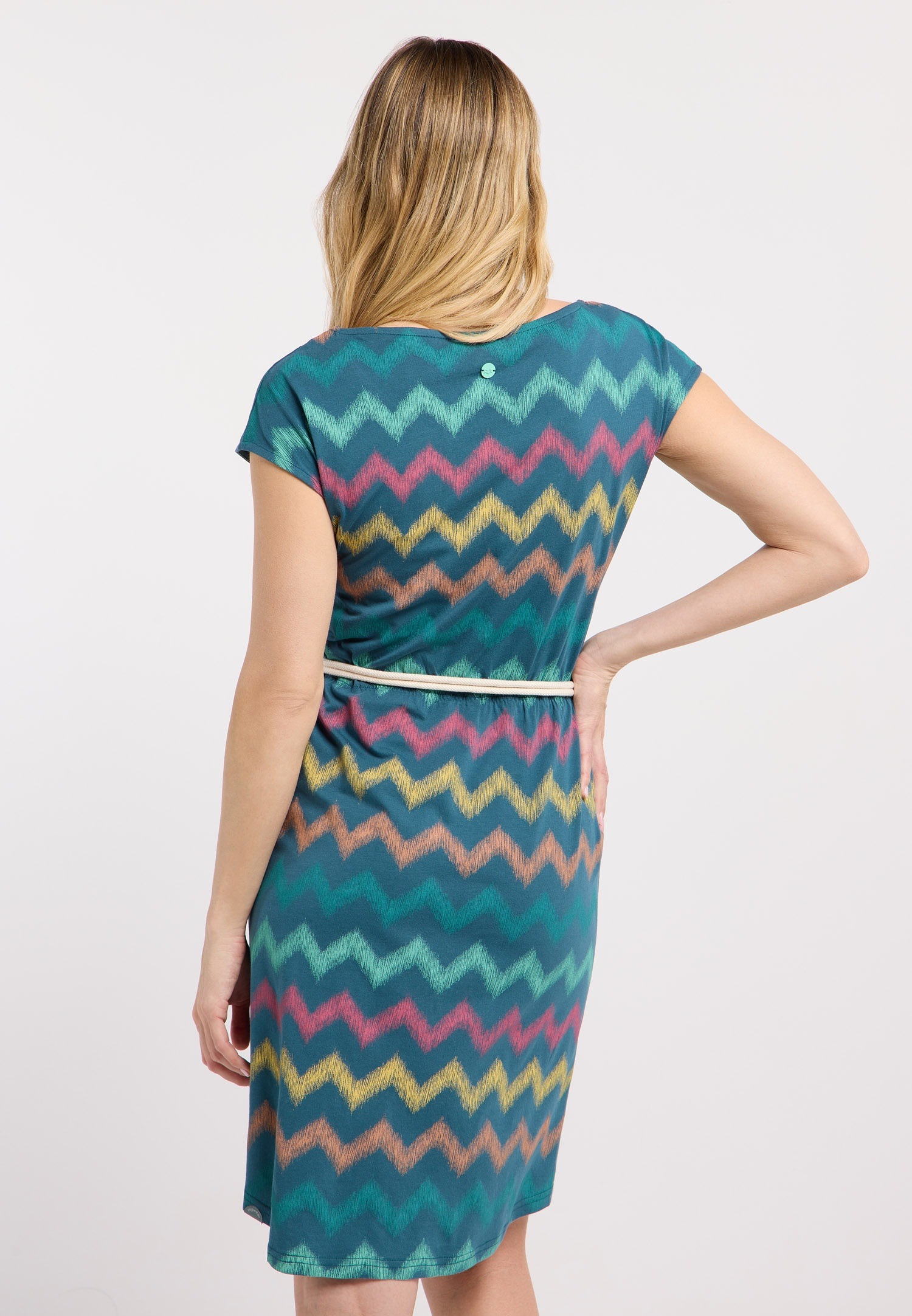 Ragwear Lilith Print Dress Black Multi Size M 2