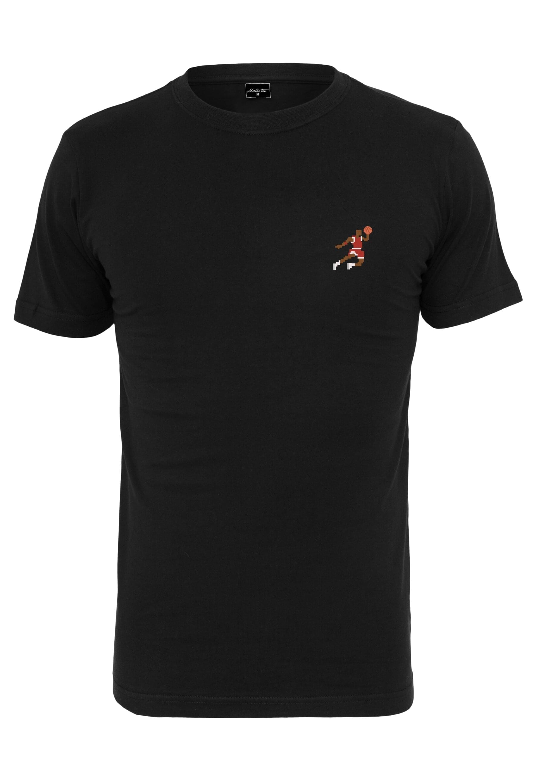 MisterTee T-Shirt »MisterTee Herren Small Basketball Player Tee«, (1 tlg.)