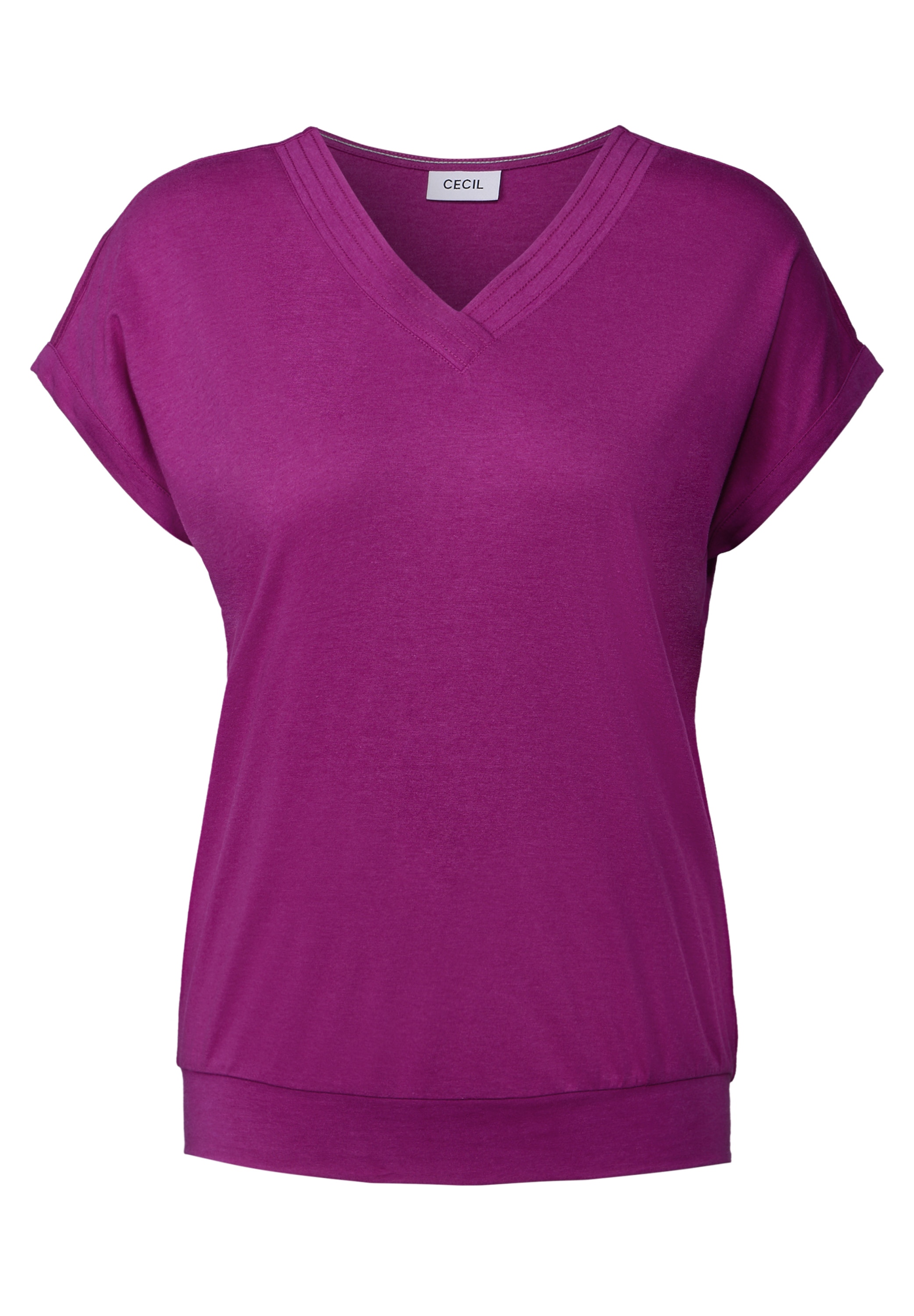 Cecil T-Shirt, im soften Baumwoll-Mix