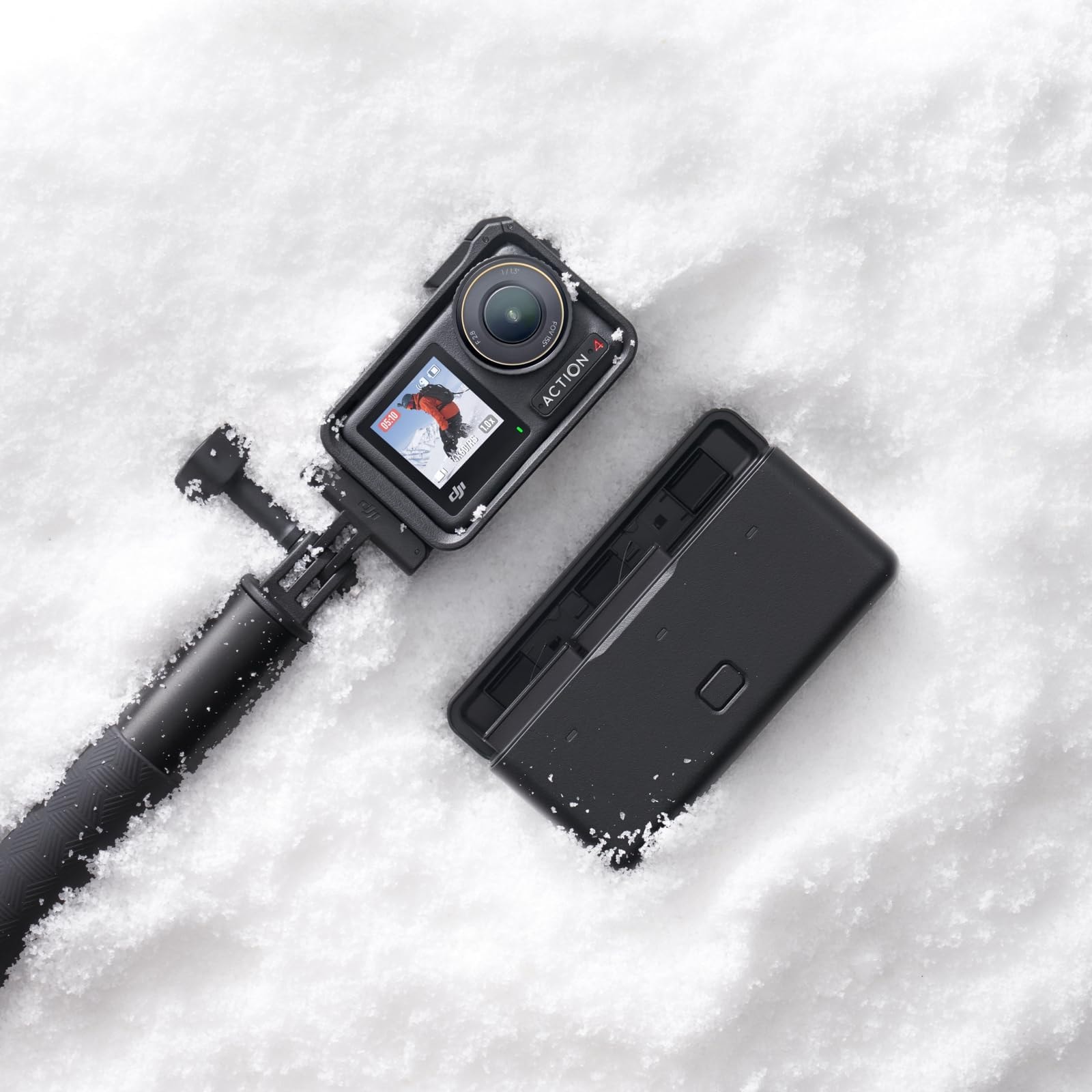 DJI Camcorder »Osmo Action 4 Adventure Combo« 4K Ultra HD Bluetooth