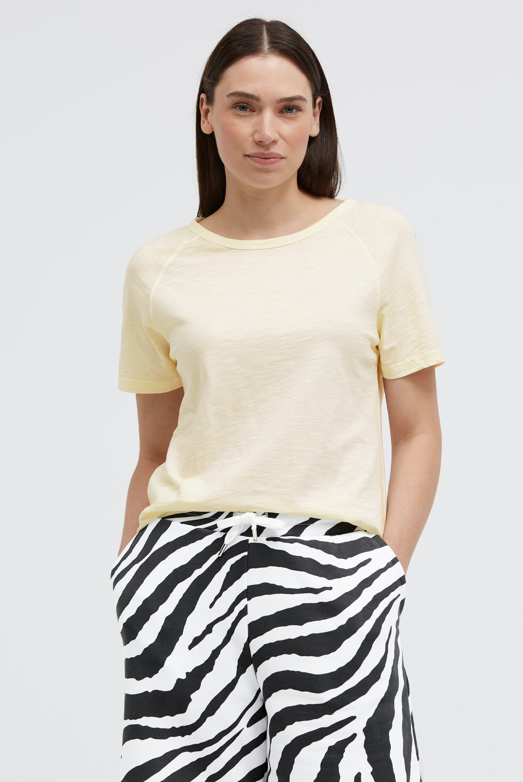 SENSES.THE LABEL Rundhalsshirt aus Baumwolle