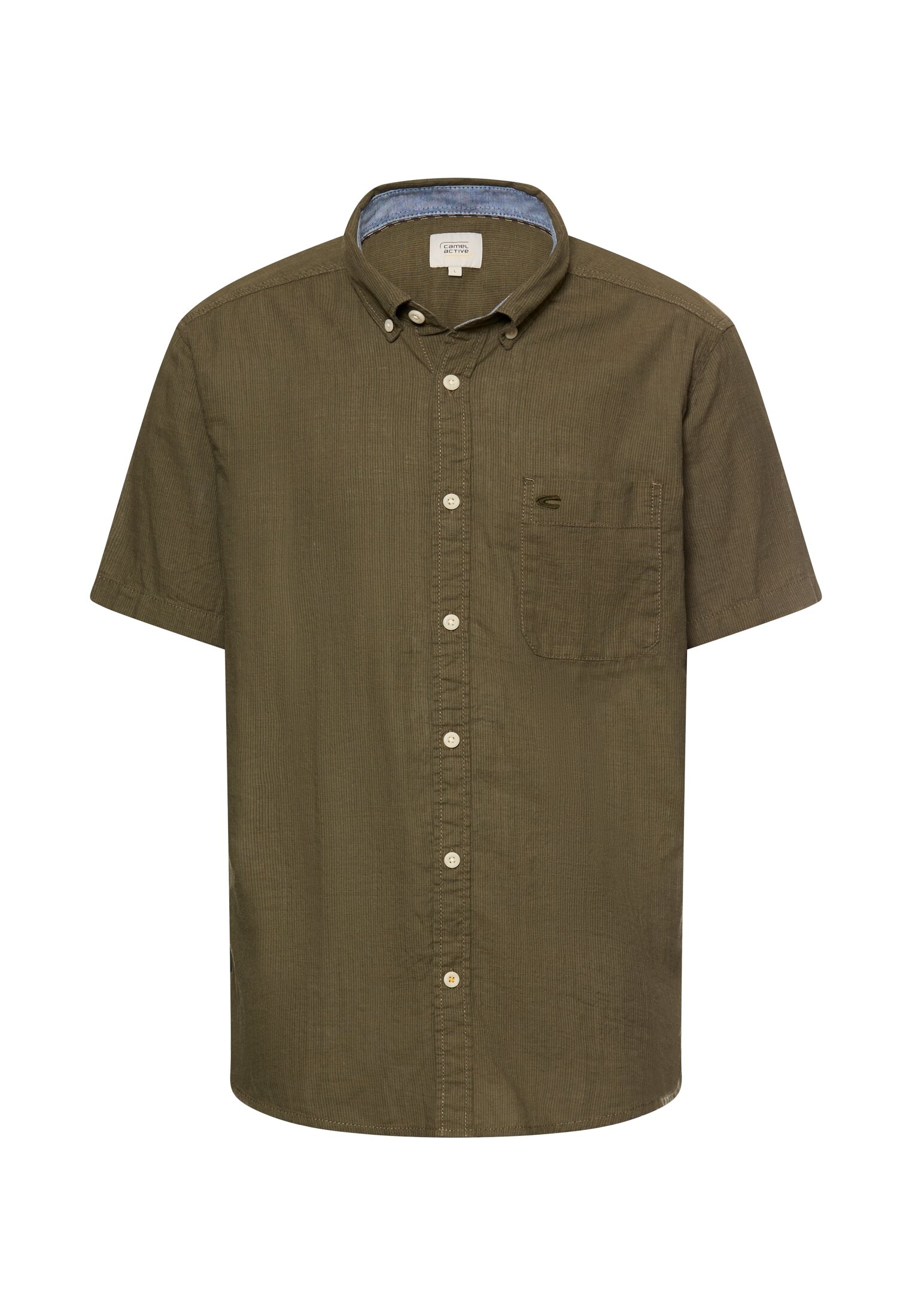 camel active Kurzarmhemd mit Button-Down-Kragen günstig online kaufen