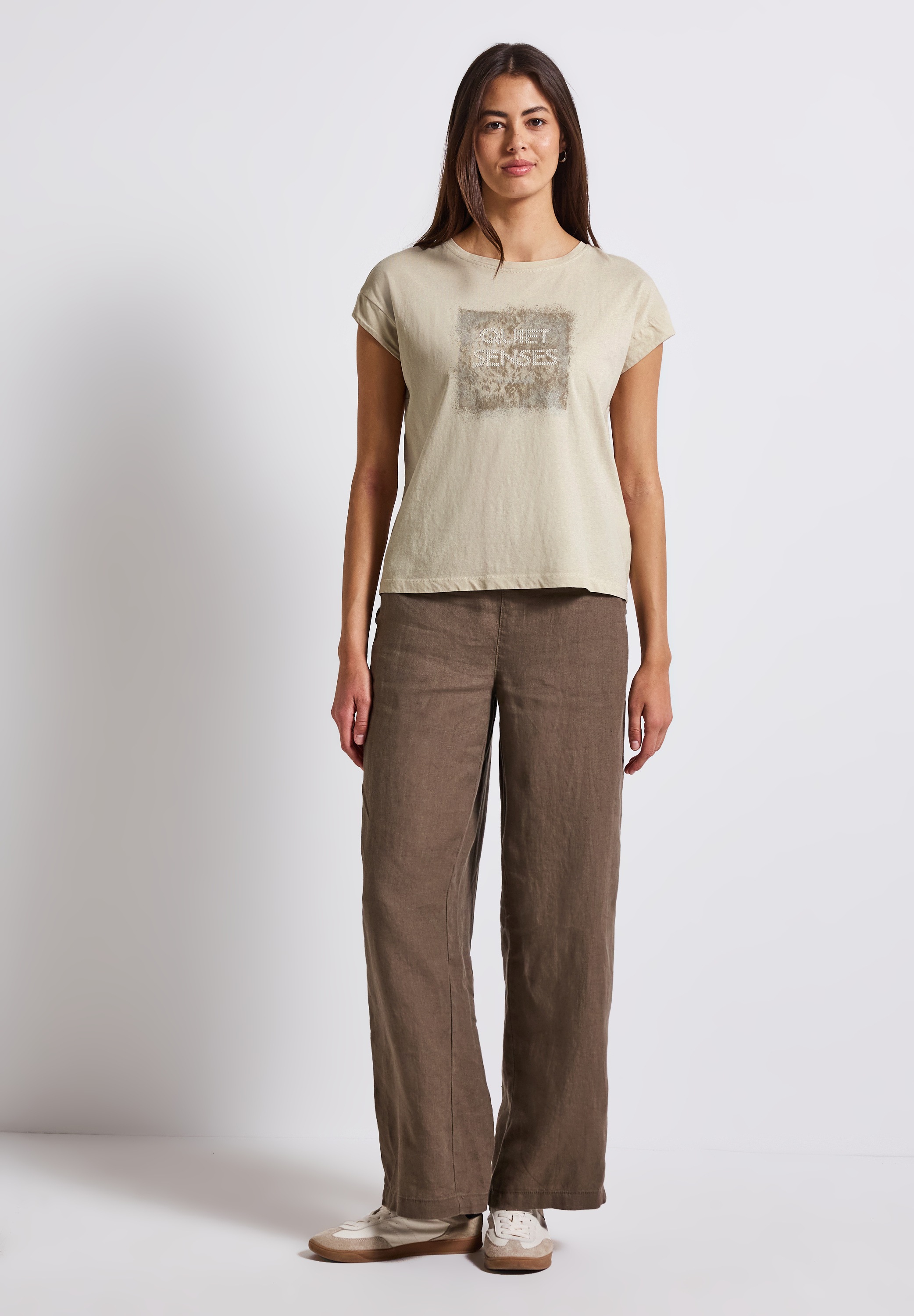 STREET ONE T-Shirt, aus reiner Baumwolle