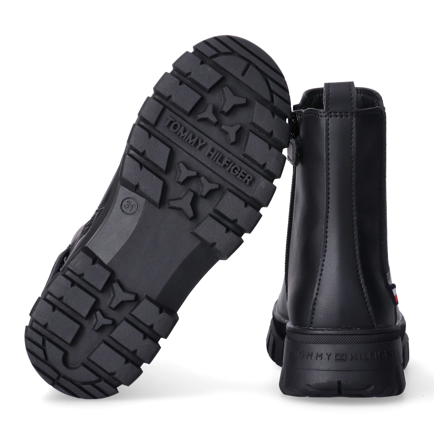 Tommy Hilfiger Chelseaboots  Herbstboots, Stiefelette mit Stretcheinsatz an der Außenseite