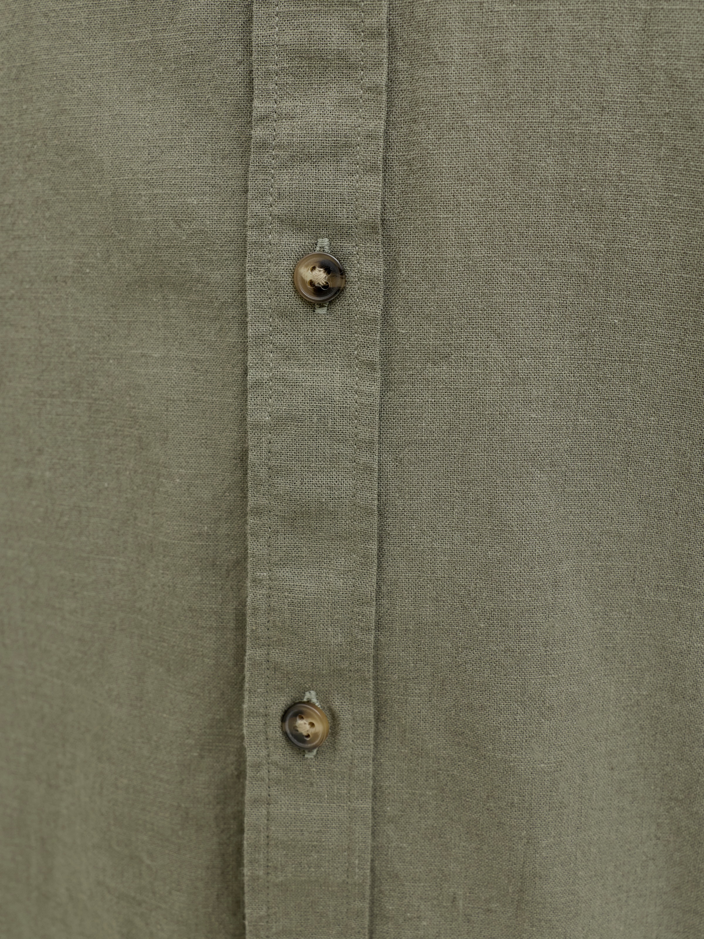 Jack & Jones Kurzarmhemd »JJESUMMER LINEN BLEND SHIRT S/S SN« Baumwolle mit Leinen, regular fit