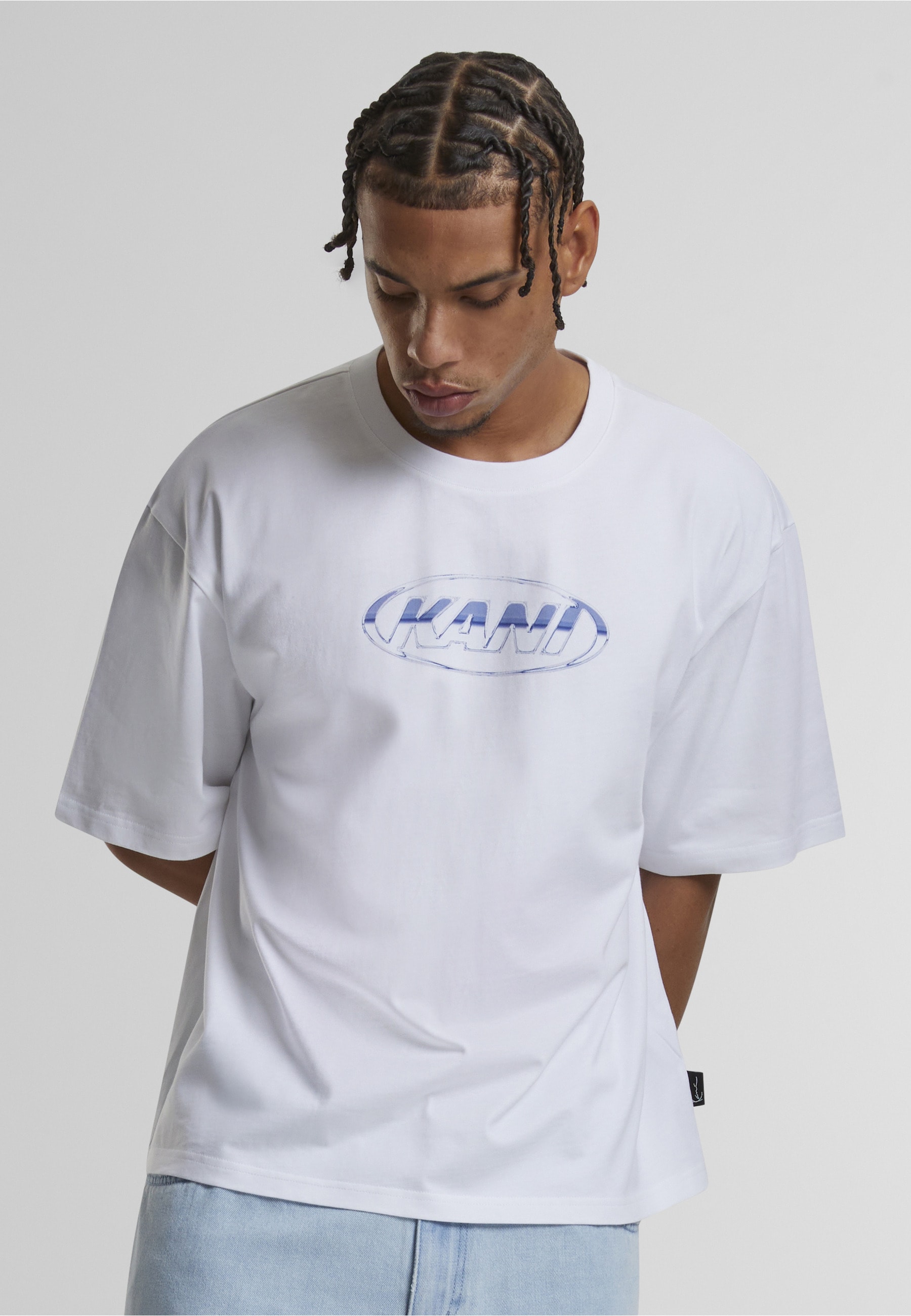 Karl Kani T-Shirt »Karl Kani Woven Signature Chrome LOGo Crop Tee« 1 Stk.
