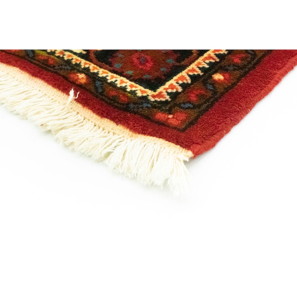 morgenland Wollteppich »Lilian Teppich handgeknüpft rot«, rechteckig