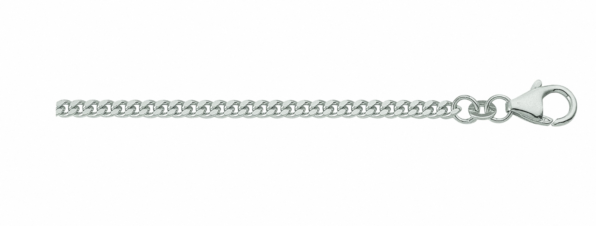 Silberkette ADELIA´S "Damen Silber Schmuck 925 Silber Flach Panzer Halskette Ø 1,4 mm" Gr. 38, silber, Halsketten, Damen, 38, Silber 925 (Sterlingsilber), Silberkette, Silberschmuck für Damen