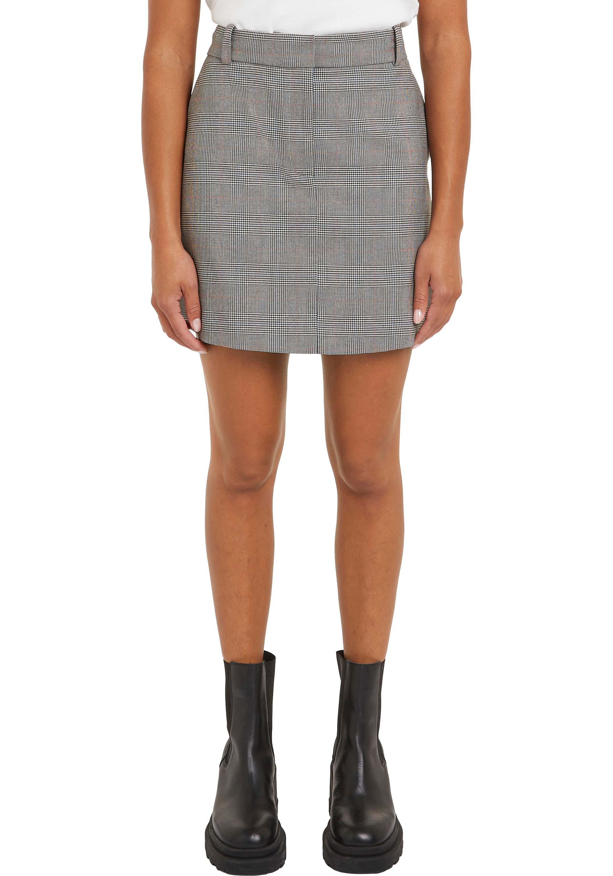 Tommy Hilfiger Bleistiftrock "POW CHECK SHORT SKIRT", (Global Serie TH WOME günstig online kaufen