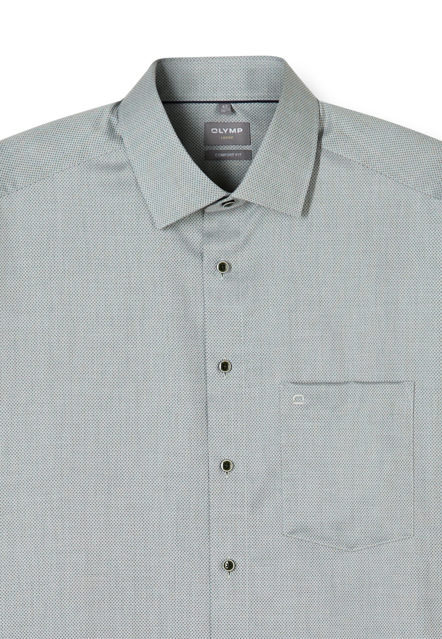 OLYMP Luxor Business Shirt Grey-Green 47 2