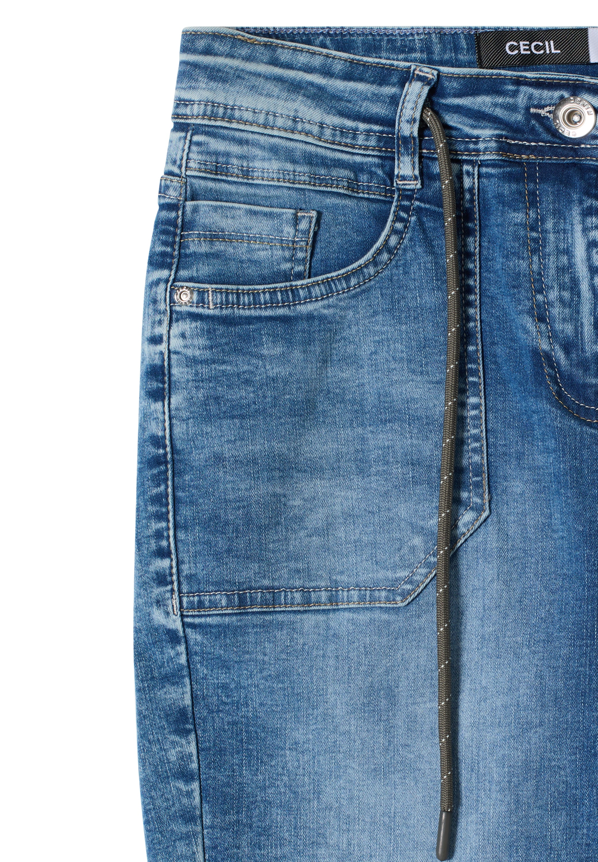 Cecil Comfort-fit-Jeans Middle Waist