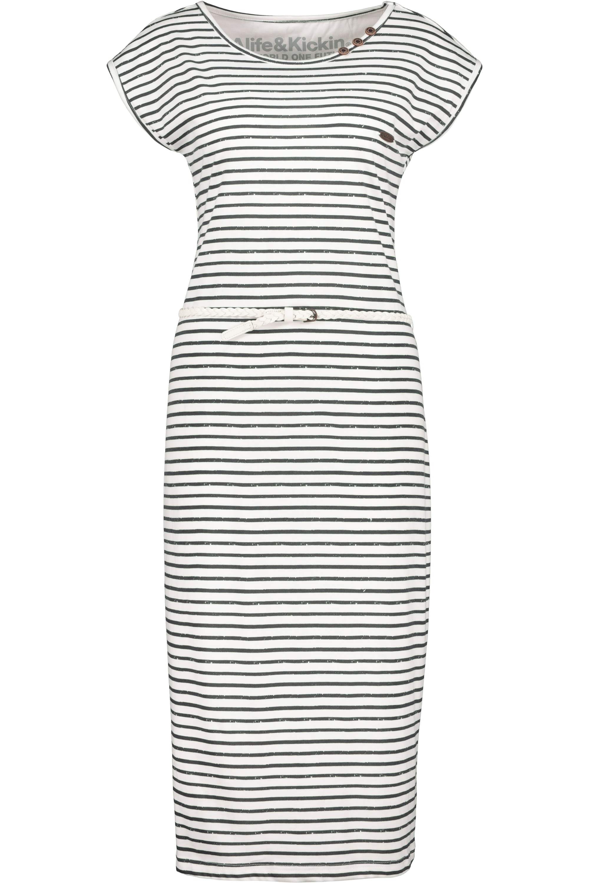 Alife And Kickin MelinaAK - Vestido Para Mujer, Color Blanco