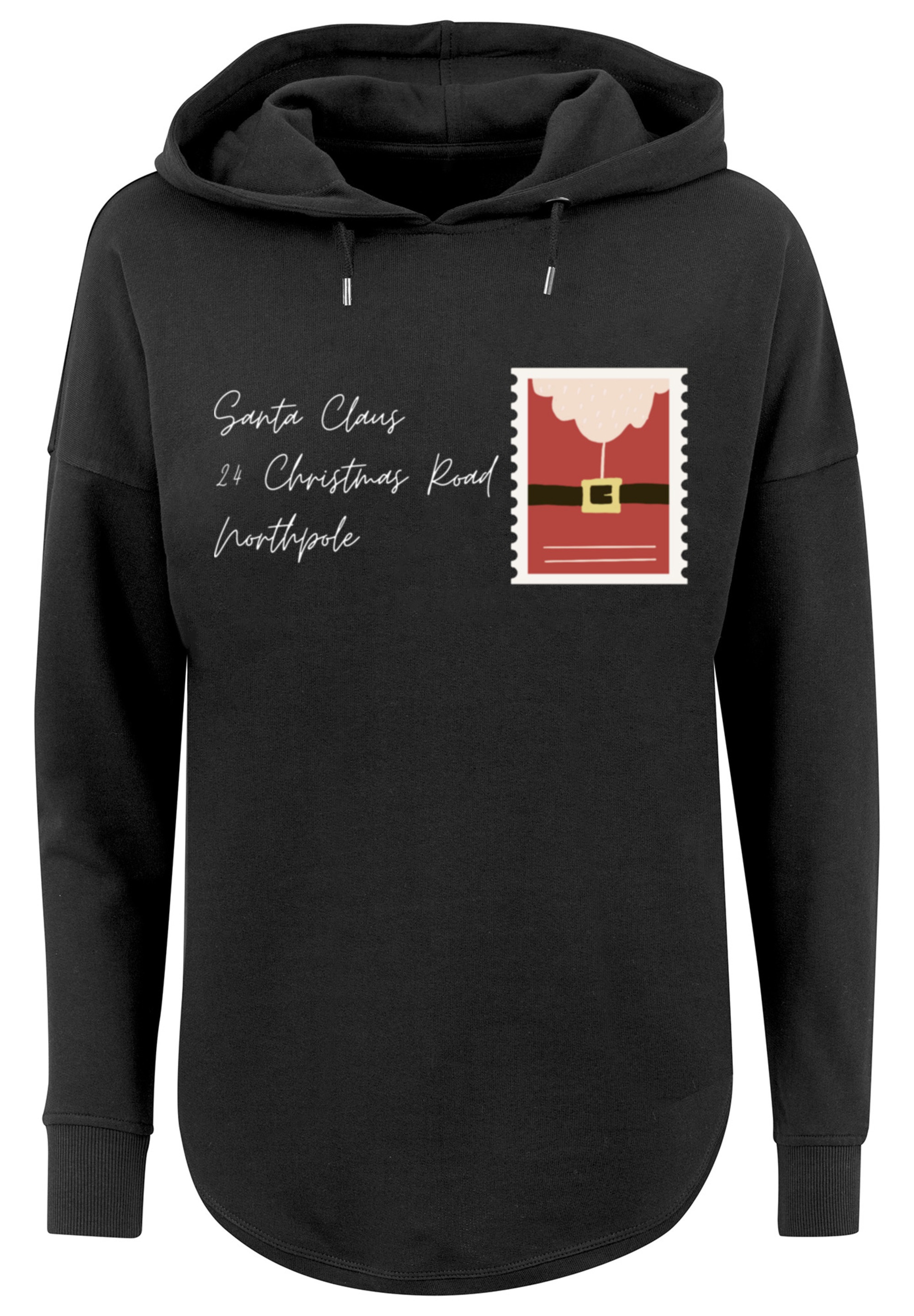 F4NT4STIC Kapuzenpullover »Santa Letter Weihnachten«, Print