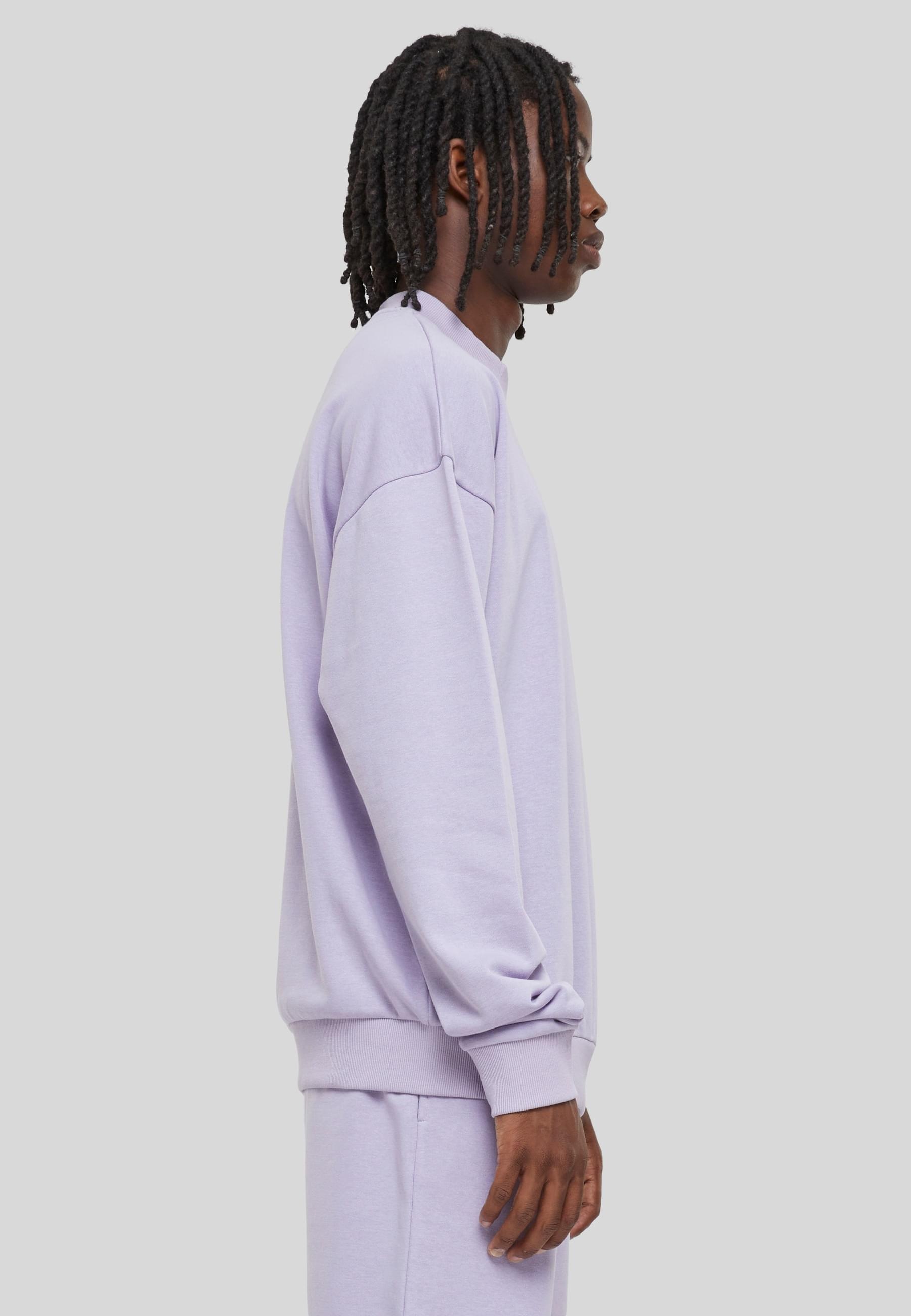 URBAN CLASSICS Rundhalspullover »Urban Classics Light Terry Crew«, (1 tlg.)