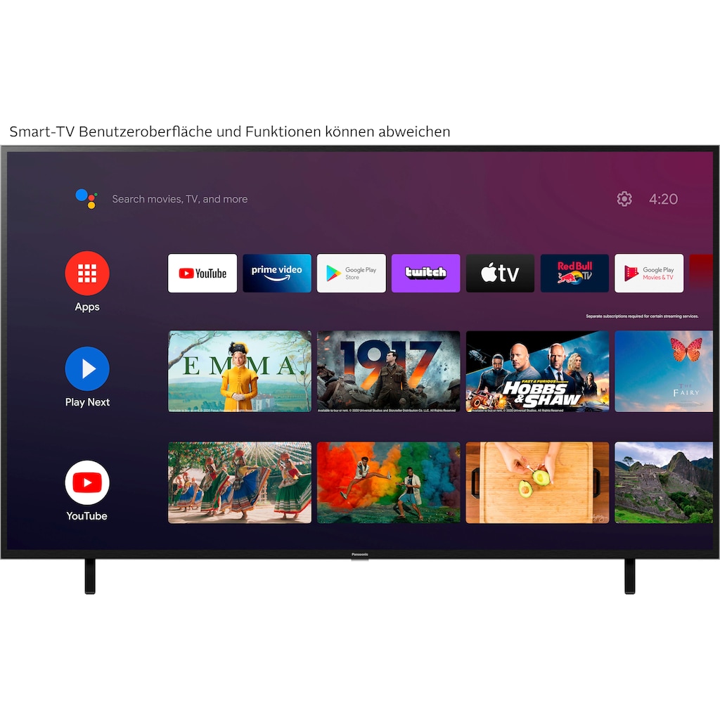 Panasonic LED-Fernseher »TX-65LXW704«, 164 cm/65 Zoll, 4K Ultra HD, Android TV-Smart-TV