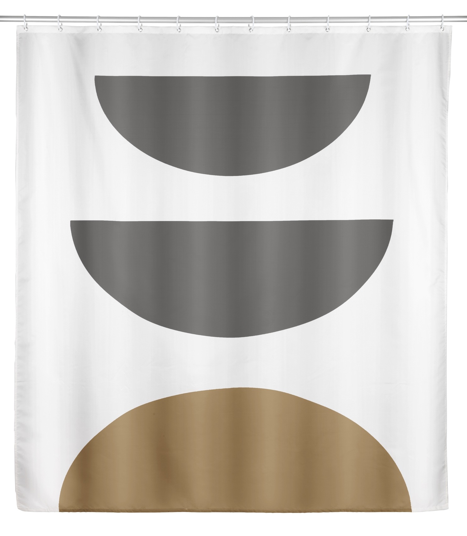 SCHÖNER WOHNEN-Kollektion Duschvorhang ""Mahan"" Breite 180 cm Set, 17 Stk. günstig online kaufen