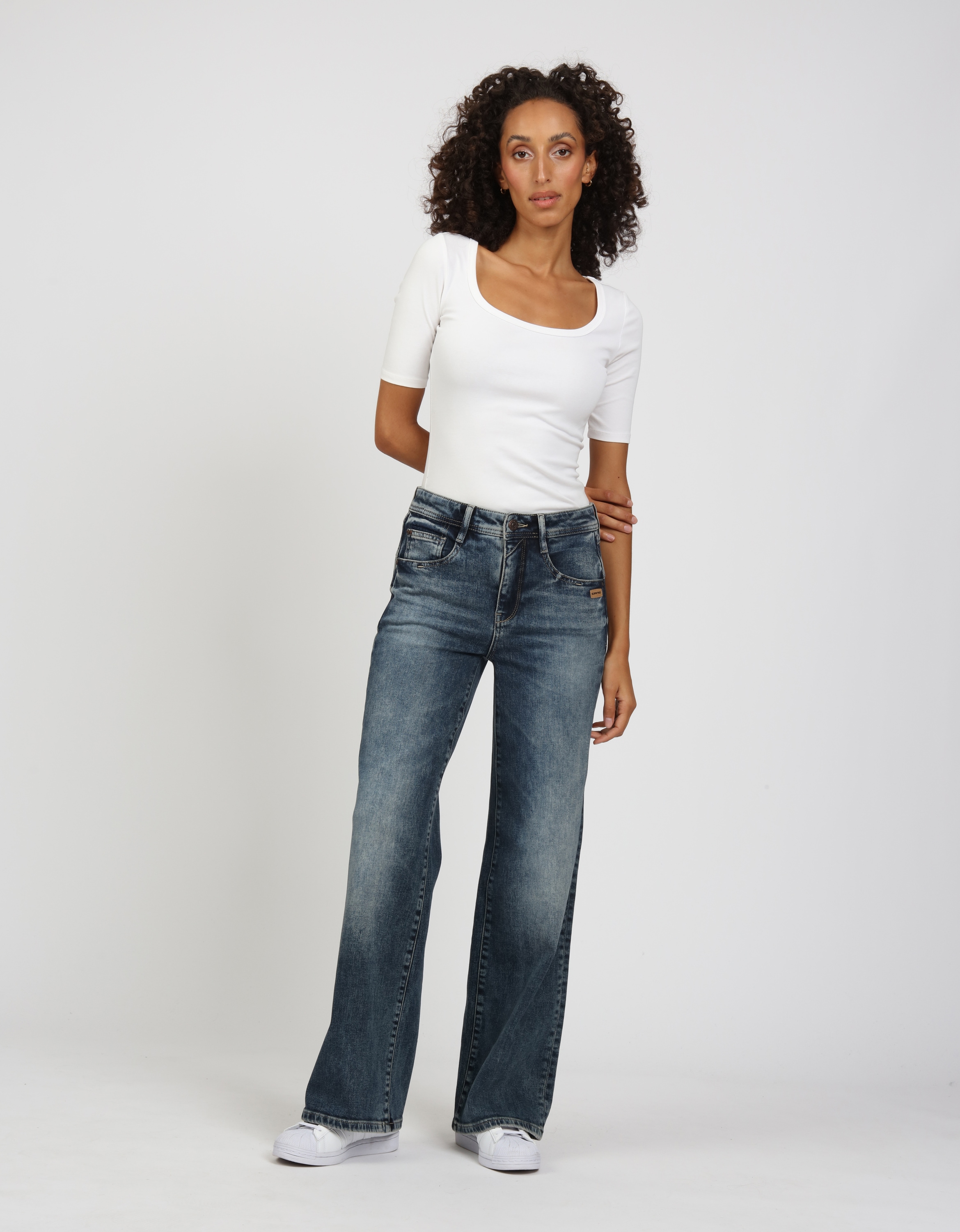 GANG Weite Jeans "GANG Jeans Wide Fit 94AMELIE WIDE" günstig online kaufen