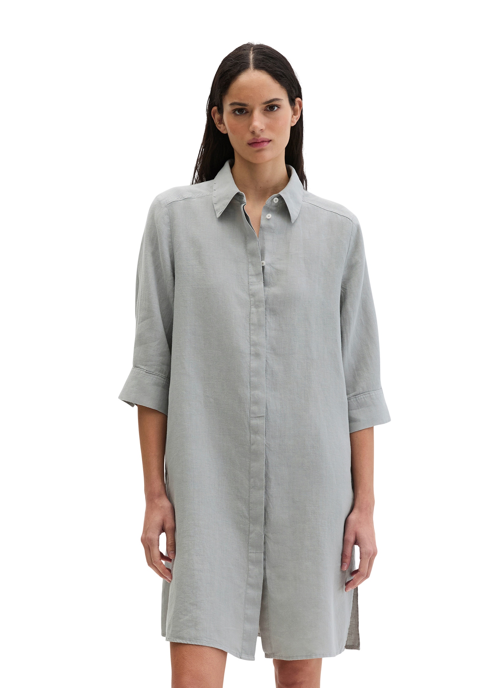 Marc OPolo Midikleid "mit verdeckter Knopfleiste" günstig online kaufen