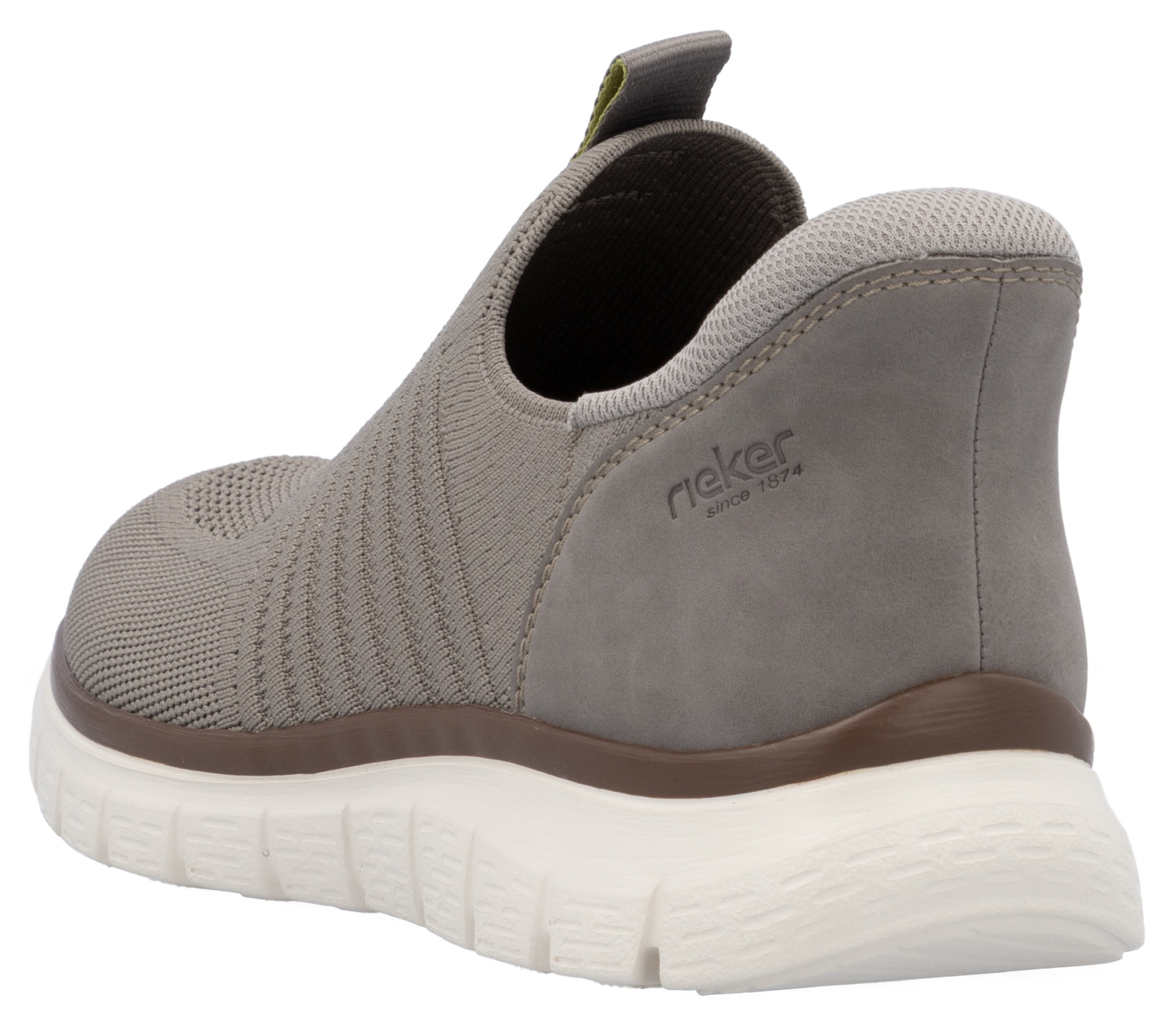 Rieker Slip-On Sneaker, Schlupfschuh, Freizeitslipper, Halbschuh mit gepolsterter Ferse