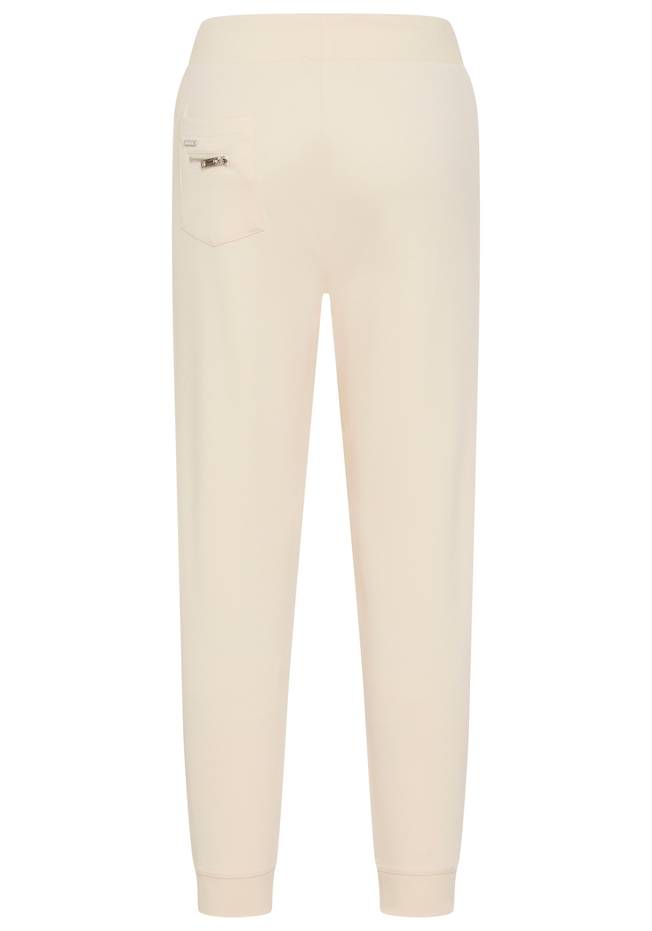 Bruno Banani Jerseyhose  figurbetonte Passform, knöchellang mit Rippbündchen