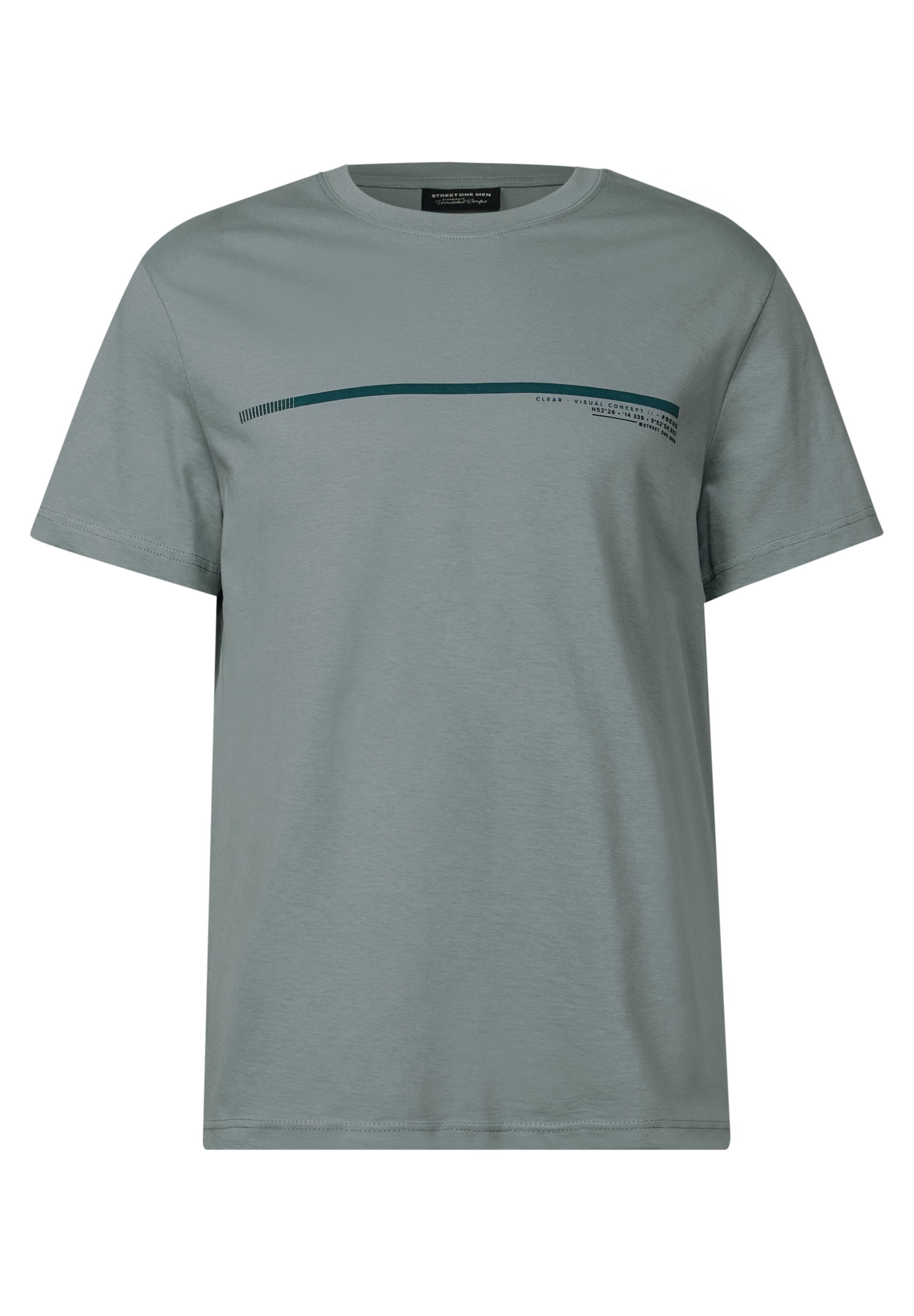 STREET ONE MEN T-Shirt, aus reiner Baumwolle