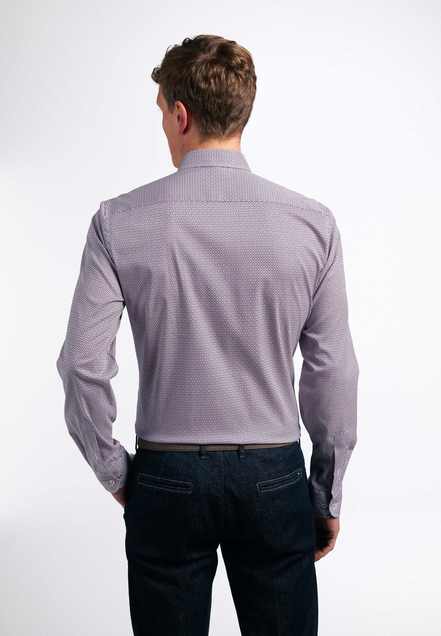 Eterna Langarmhemd "SLIM FIT" EASY IRON (bügelleicht) günstig online kaufen