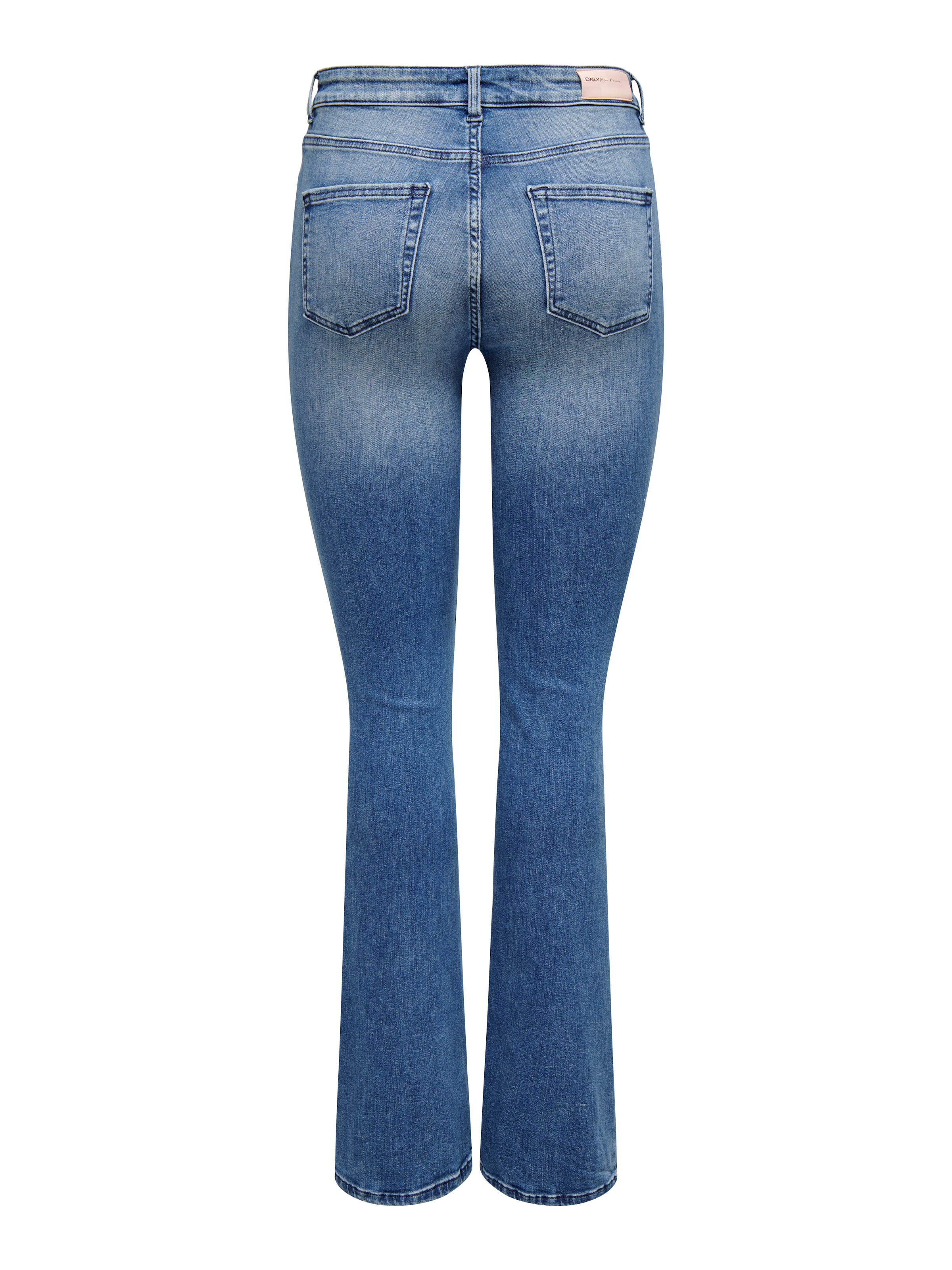 ONLY Bootcut-Jeans »ONLBLUSH MID FLARED DEST ANA671«, mit Destroyed Effekt