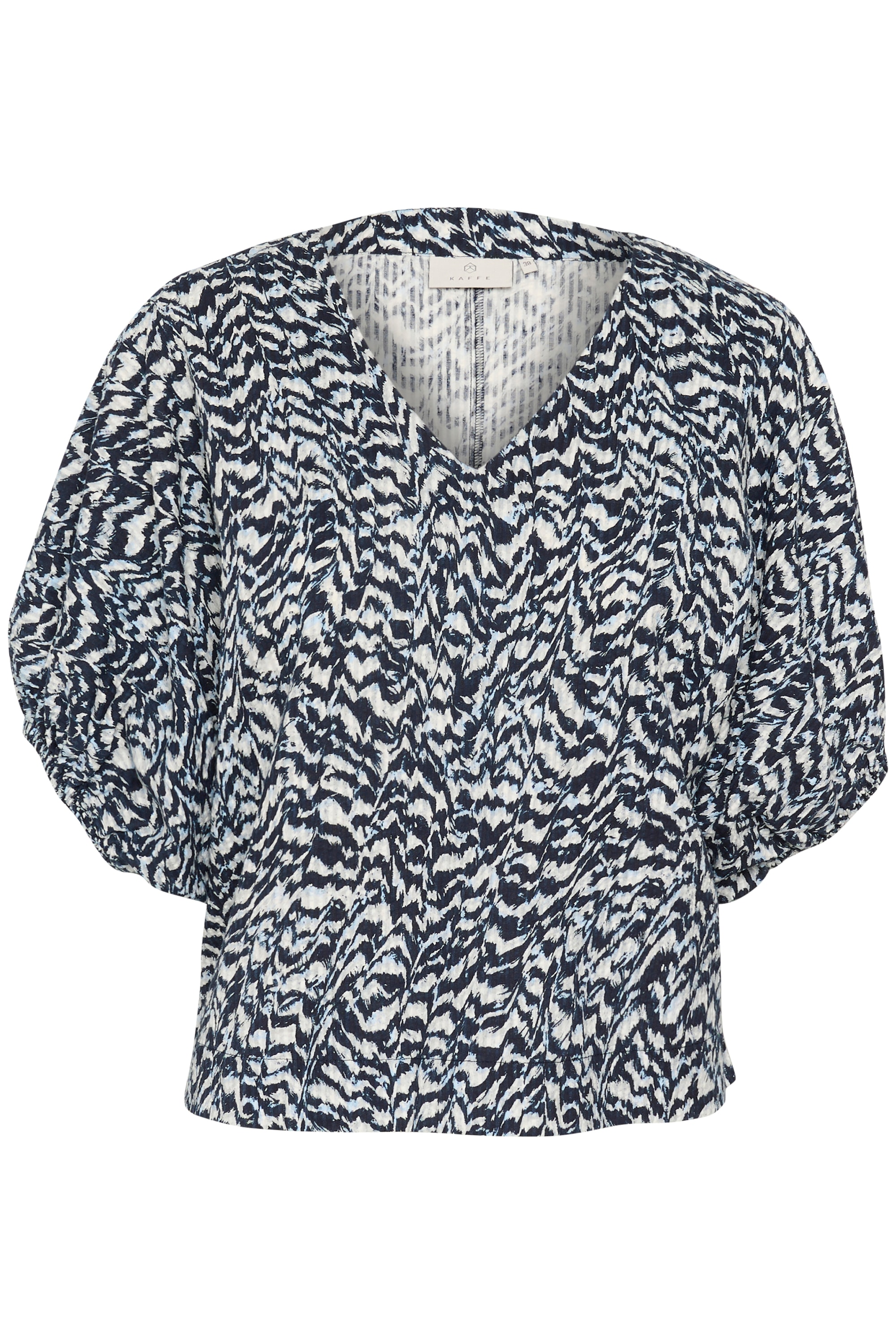 KAFFE Kurzarmbluse "Damen Bluse kurzarm KAruffalo"