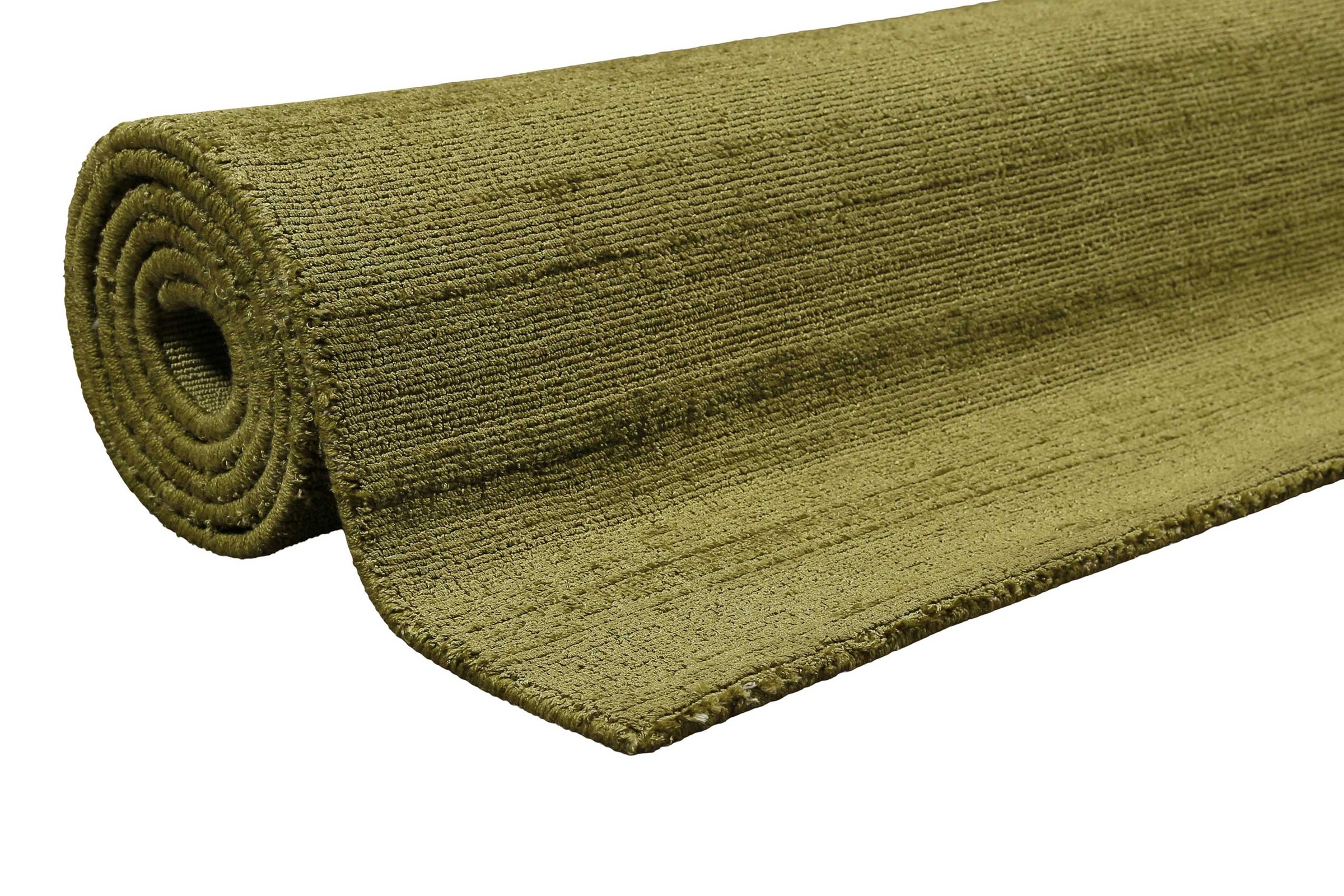 Teppich ESPRIT "Gil, ESP-39954, auch als Läufer erhältlich", grün, B:70cm H:8mm L:140cm, Polyester, Teppiche, Teppich, handgewebt, seidig glänzend, schimmernde Farbbrillianz, Melangeeffekt 3