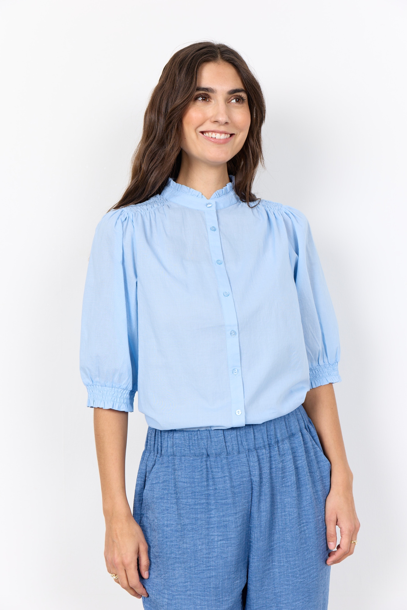 soyaconcept Kurzarmbluse "SC-CALISTE 13" günstig online kaufen