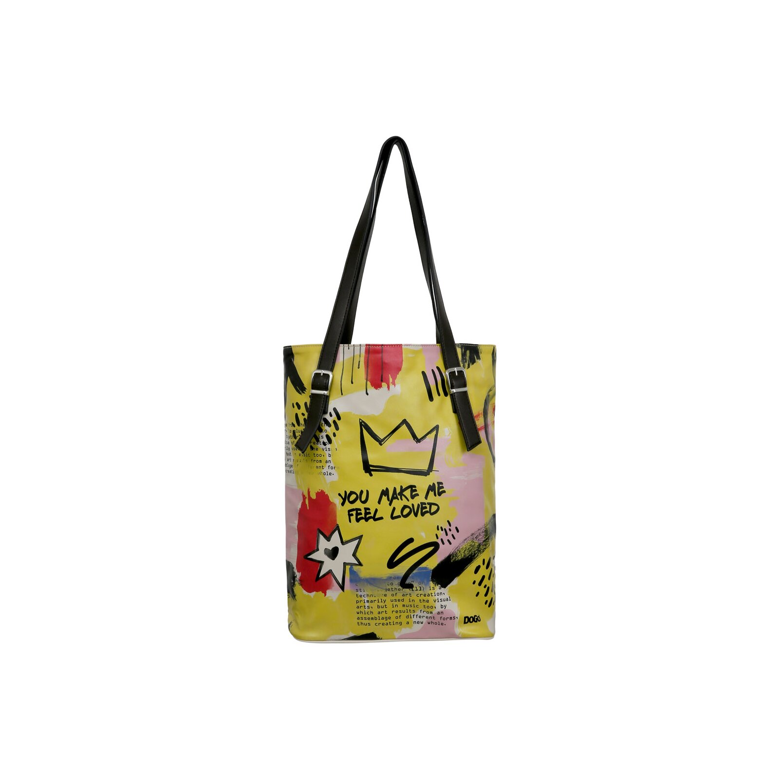 Thumbnail - DOGO Umhängetasche "Tallbags The Creation Of The Collage Damen Handtaschen (Fashion)", Vegan