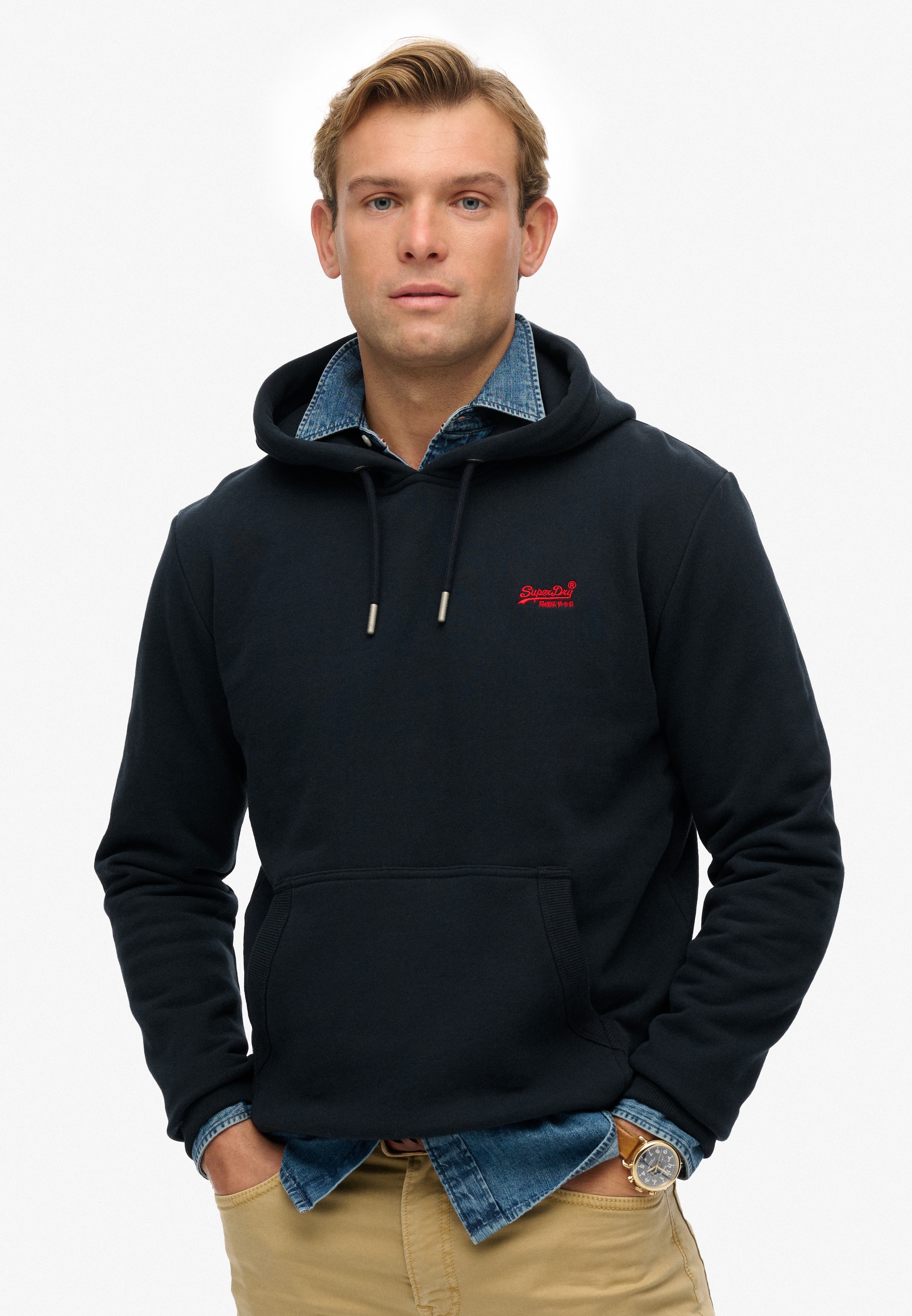 Superdry Kapuzensweatshirt "Essential Logo Hoodie Hb", Baumwollmischung, lo günstig online kaufen