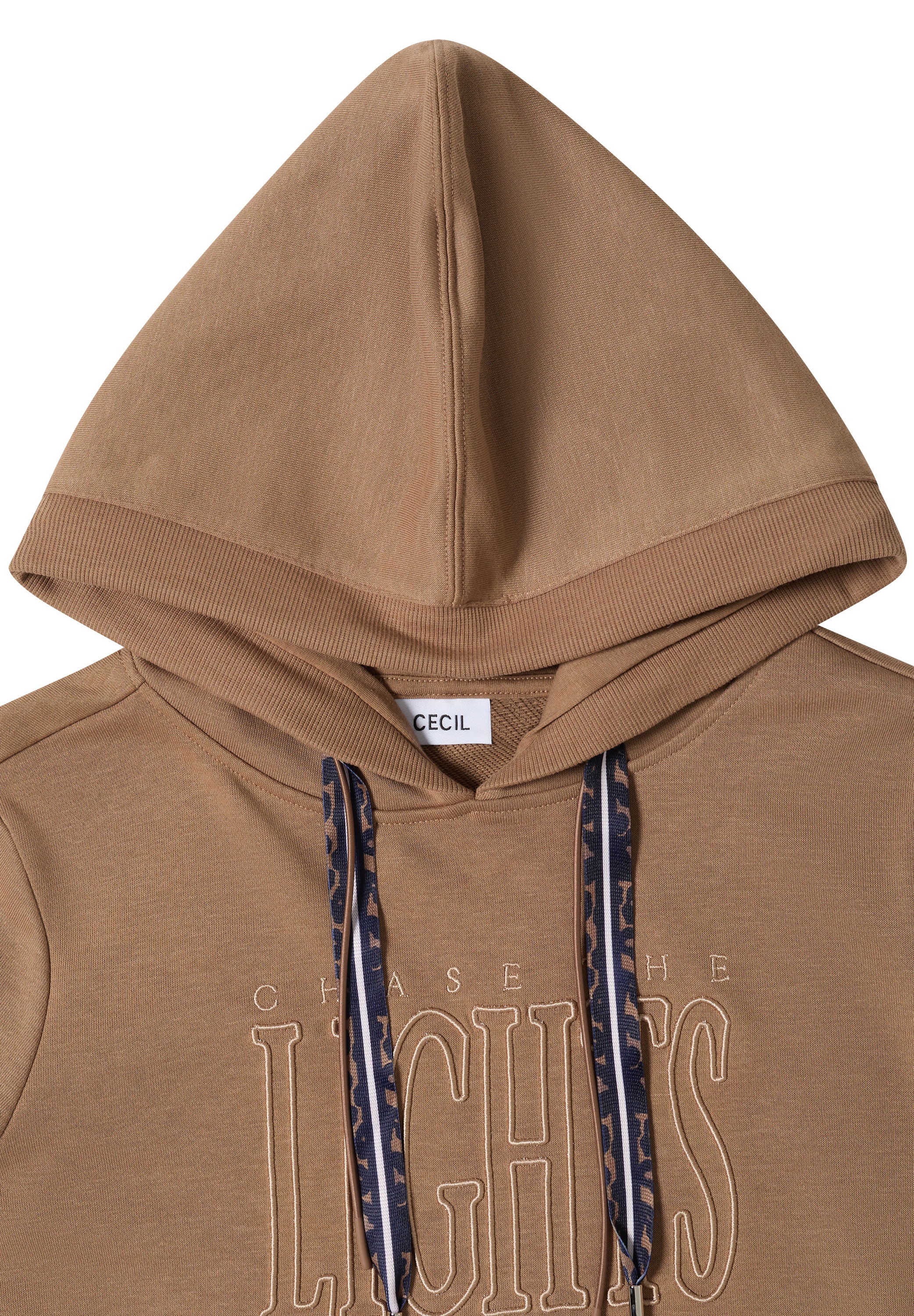 Cecil Sweatshirt , mit Rippstrick
