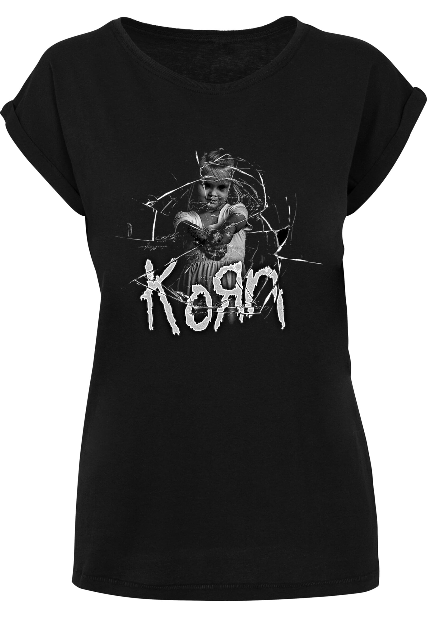 Merchcode T-Shirt "Merchcode Damen Ladies Korn Cracked Glass T-Shirt" günstig online kaufen