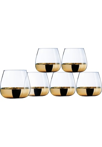 Leonique Whiskyglas »Donella«, (Set, 6 tlg.), mit hochwertigem Golddekor, 6-teilig kaufen