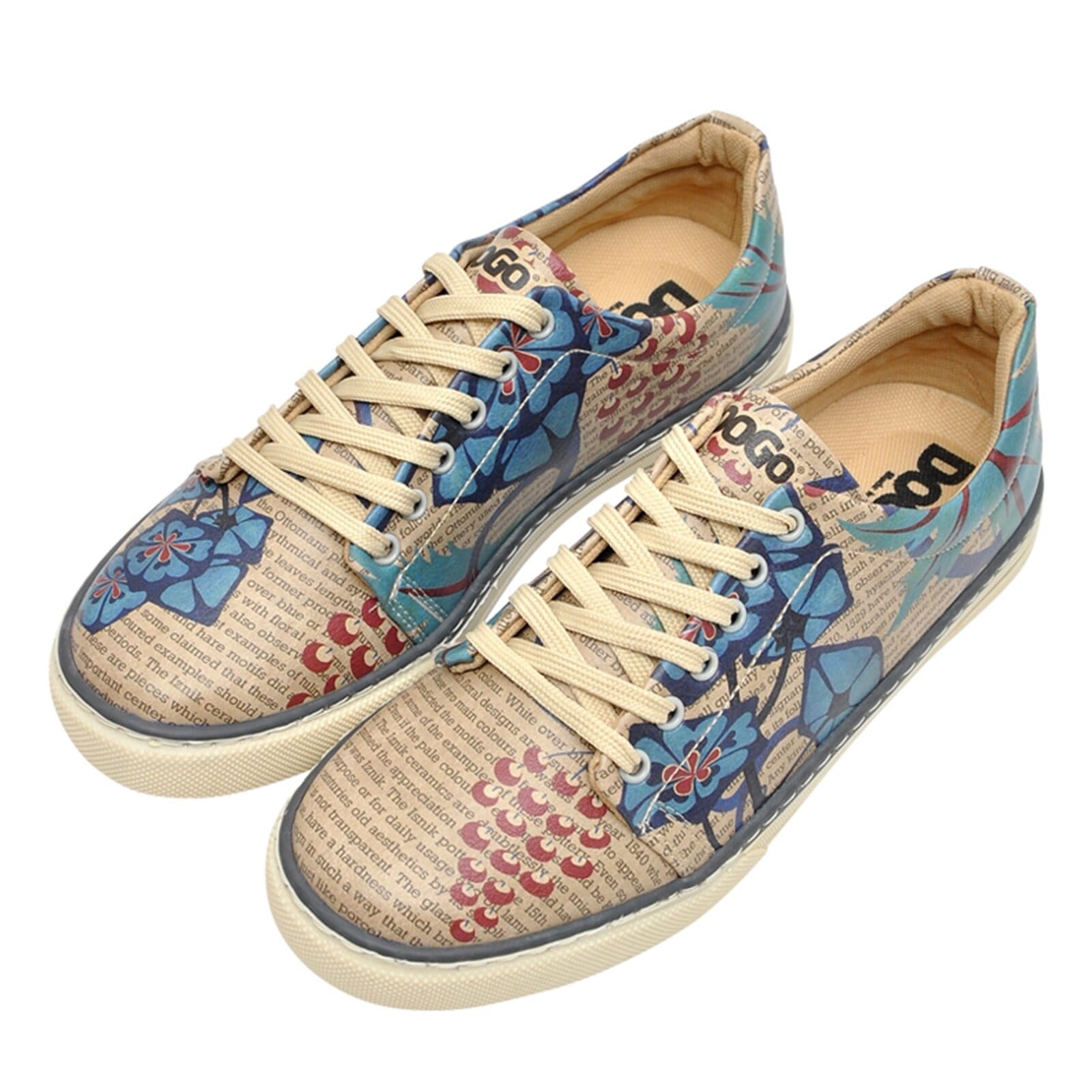 DOGO 1100000002199 "Classic Schnürsneaker Istanbul Oriental Damen Sneaker" Handgefertigt