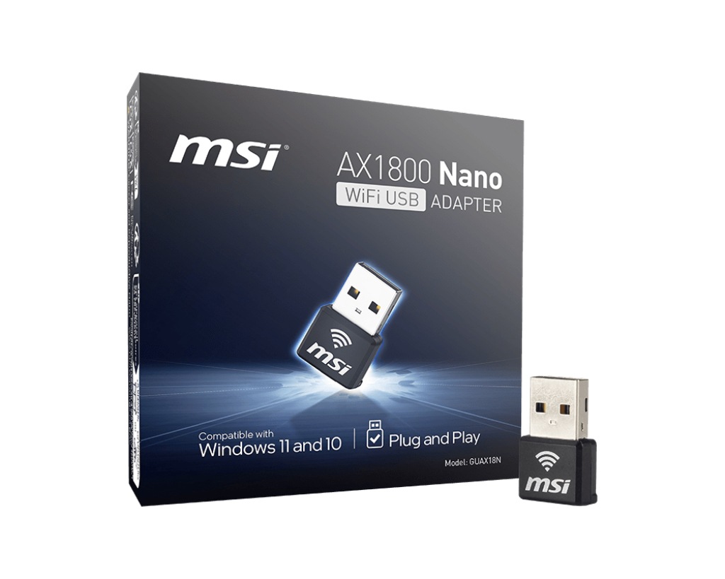 MSI Netzwerk-Switch »AX 1800 Nano WiFi USB Stick«