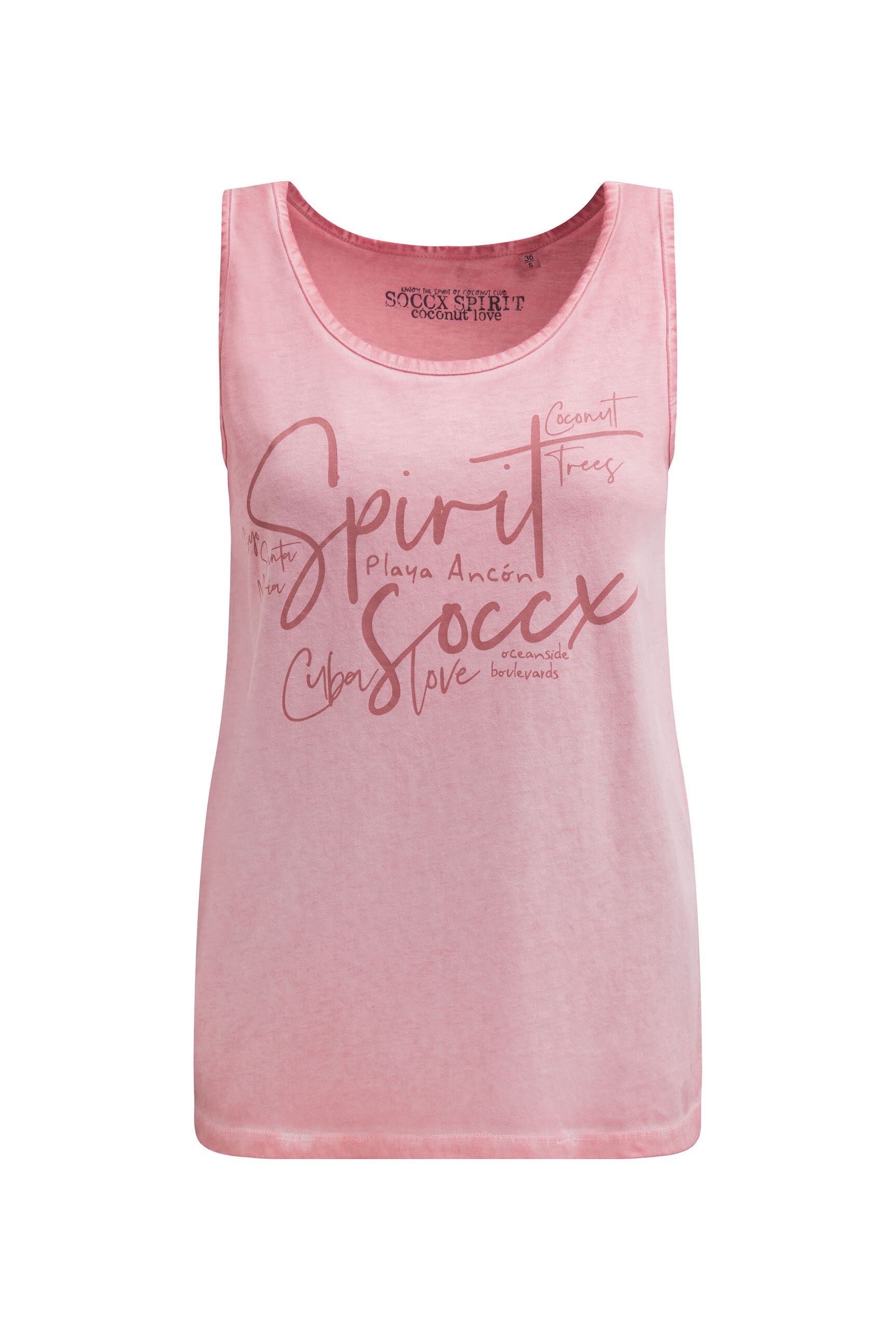 SOCCX Tanktop aus Baumwolle