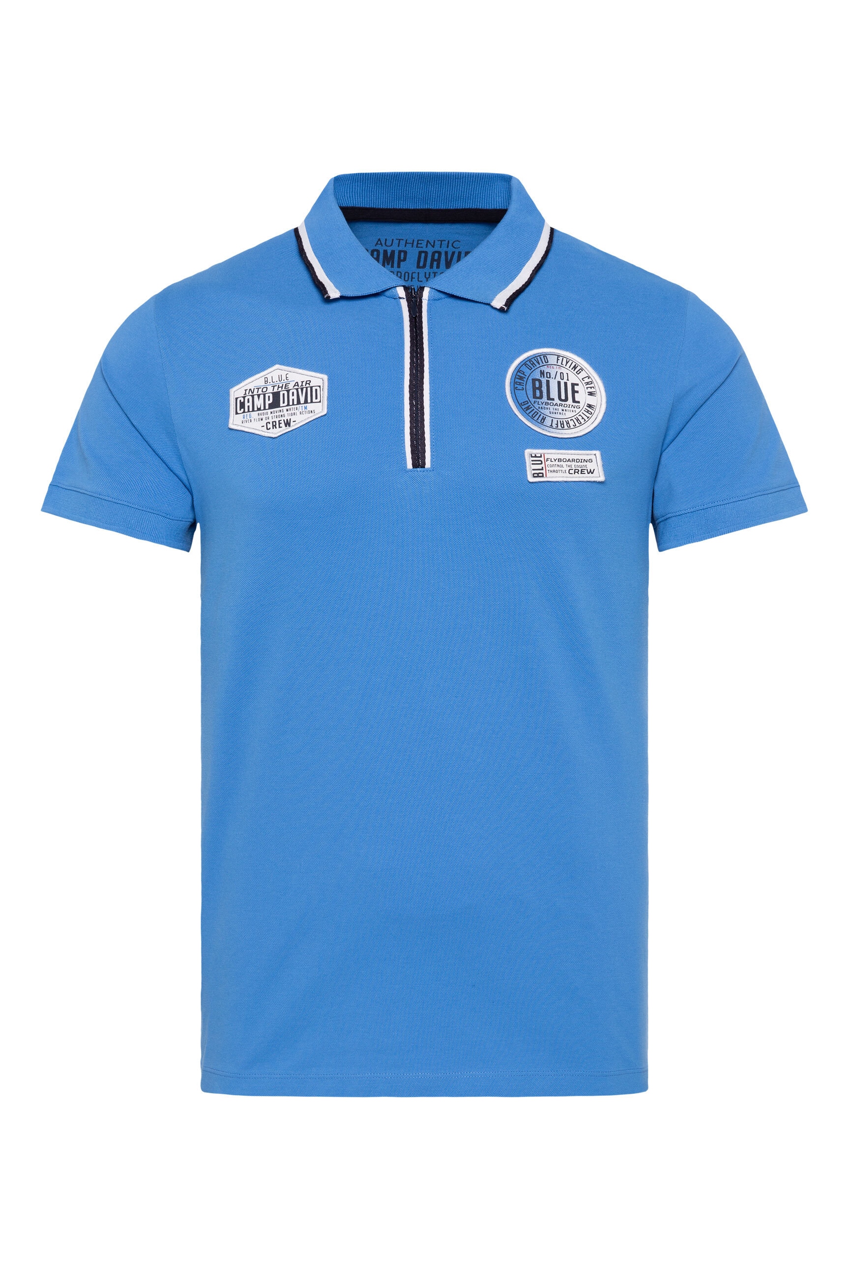 CAMP DAVID Poloshirt, aus Baumwolle