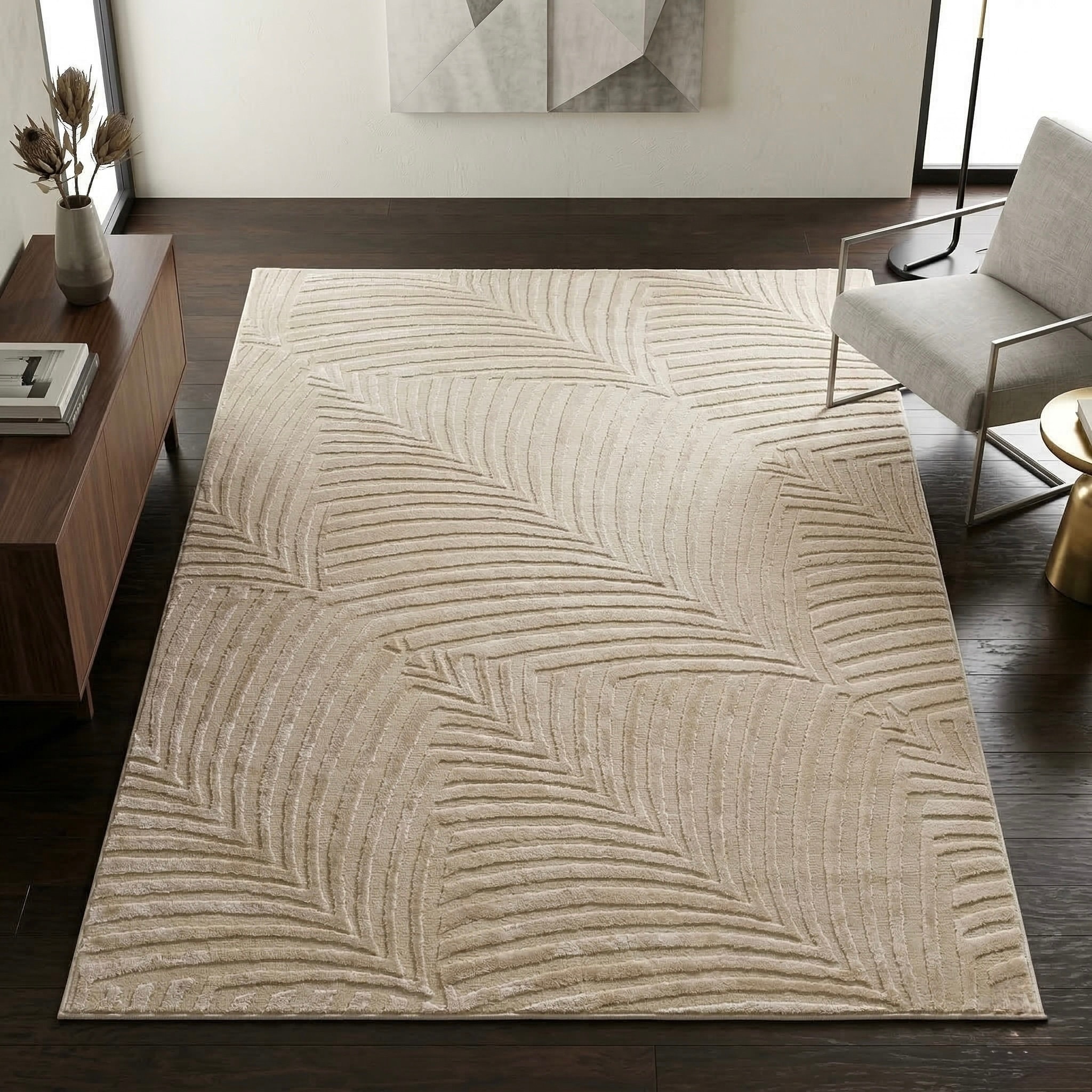 Sehrazat Teppich "Rio 1800" quadratisch 7 mm Höhe