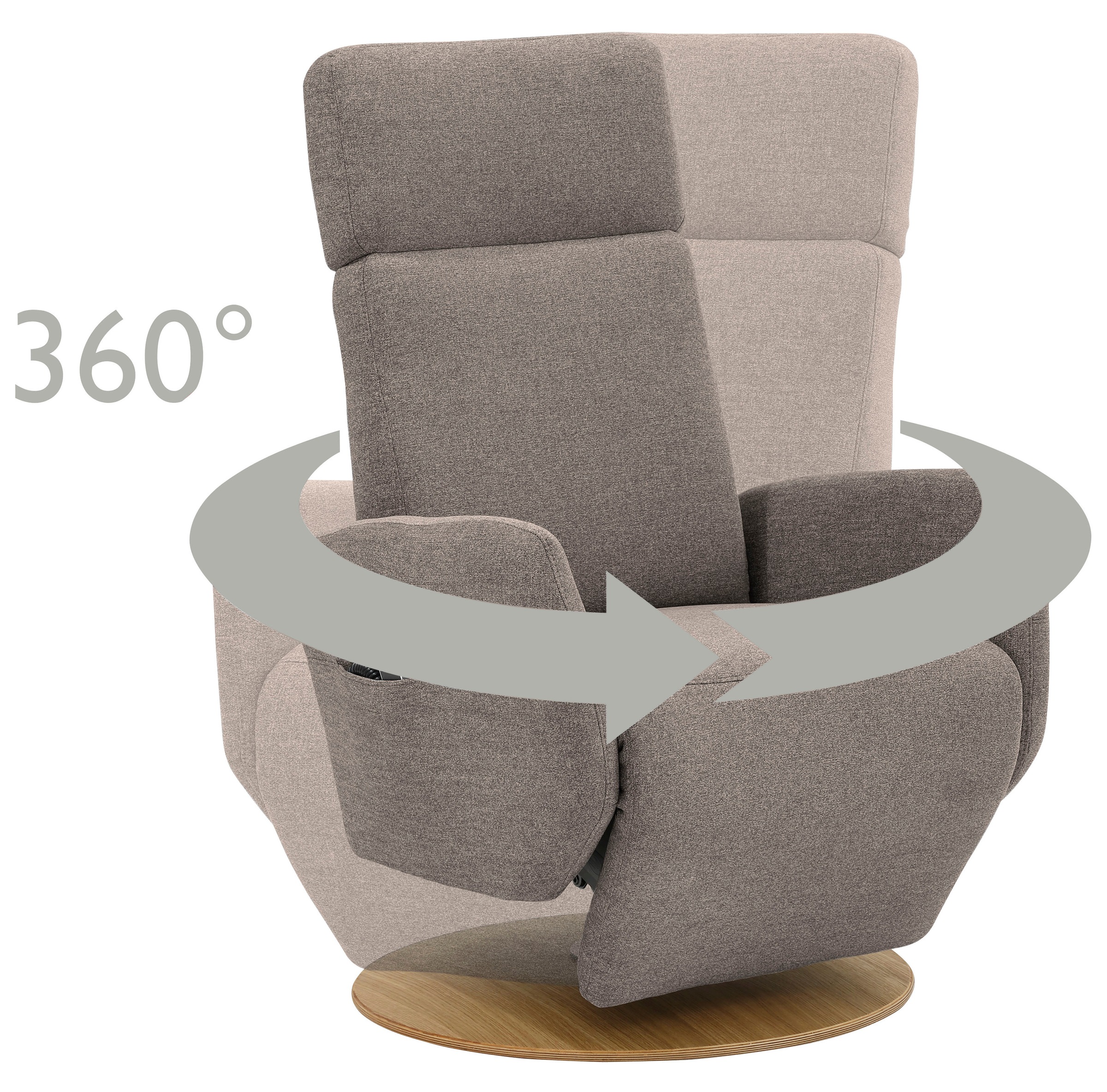 sit&more TV-Sessel »Kobra«, wahlweise mit 2 Motoren, 2 Motoren und Akku oder mit 2 Motoren