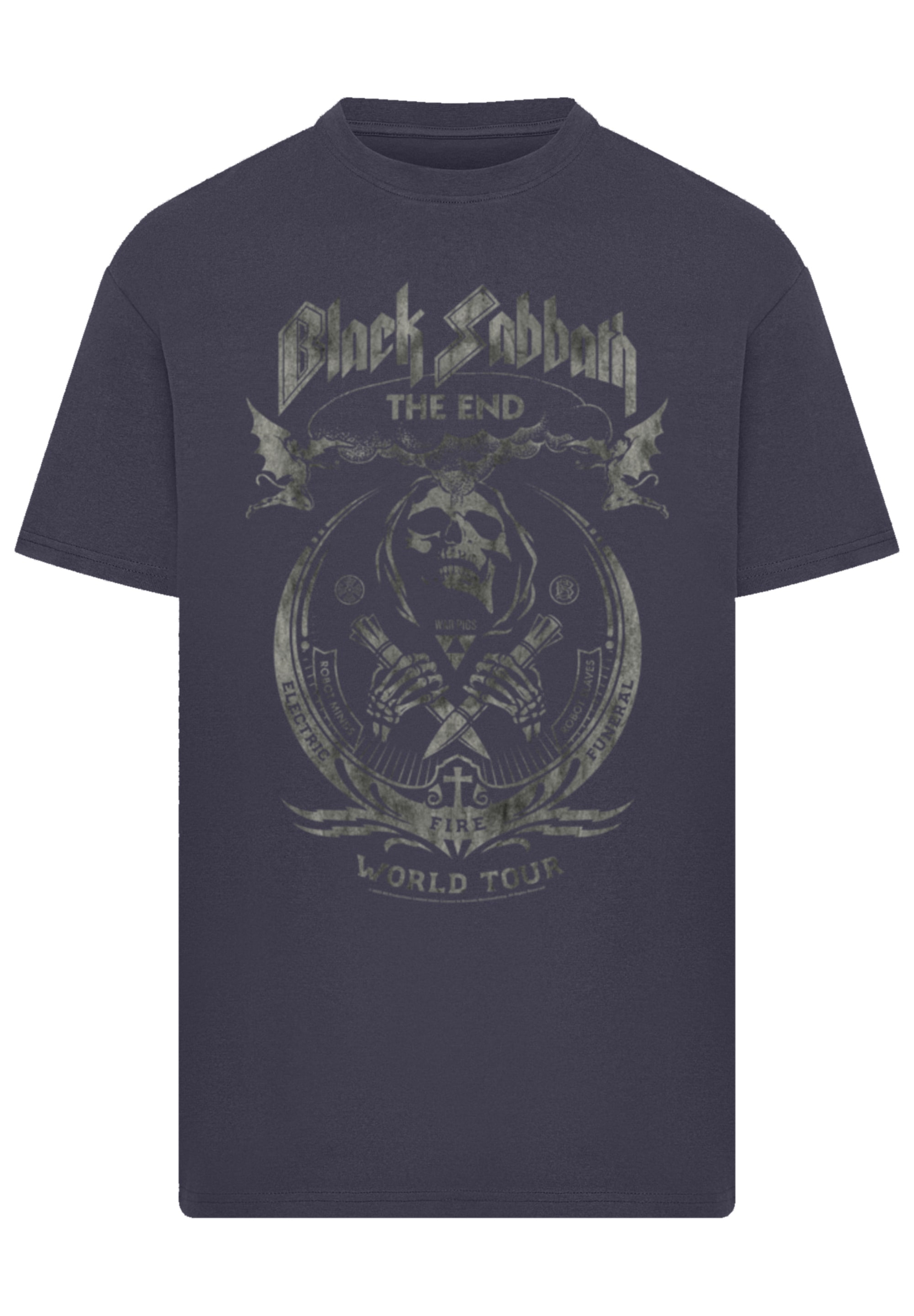 F4NT4STIC T-Shirt »Black Sabbath The End World Tour«, Premium Qualität