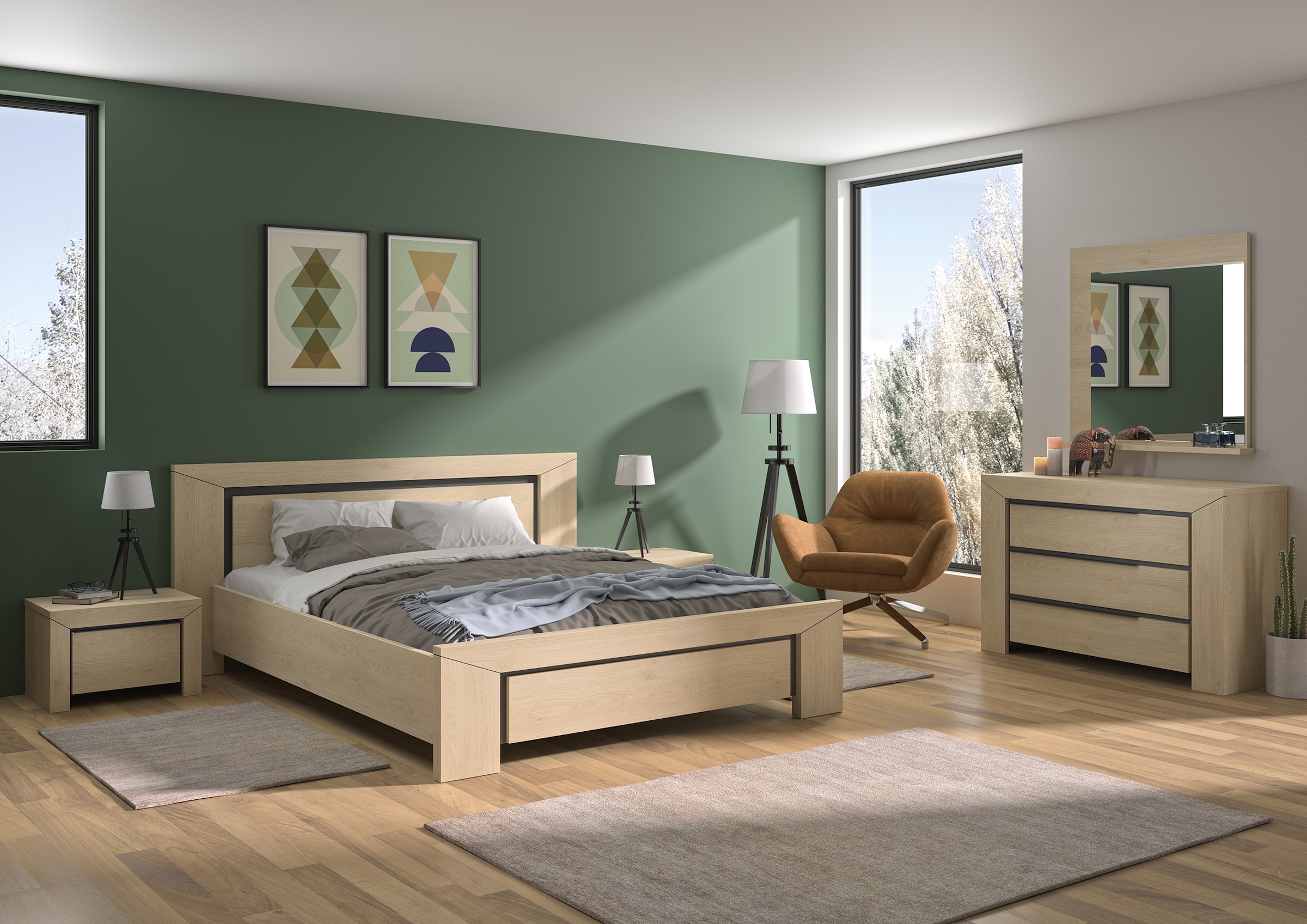 Gami Jugendzimmer-Set "Brugge" Set, 5 Stk. tlg. In 2 Farben erhältlich günstig online kaufen