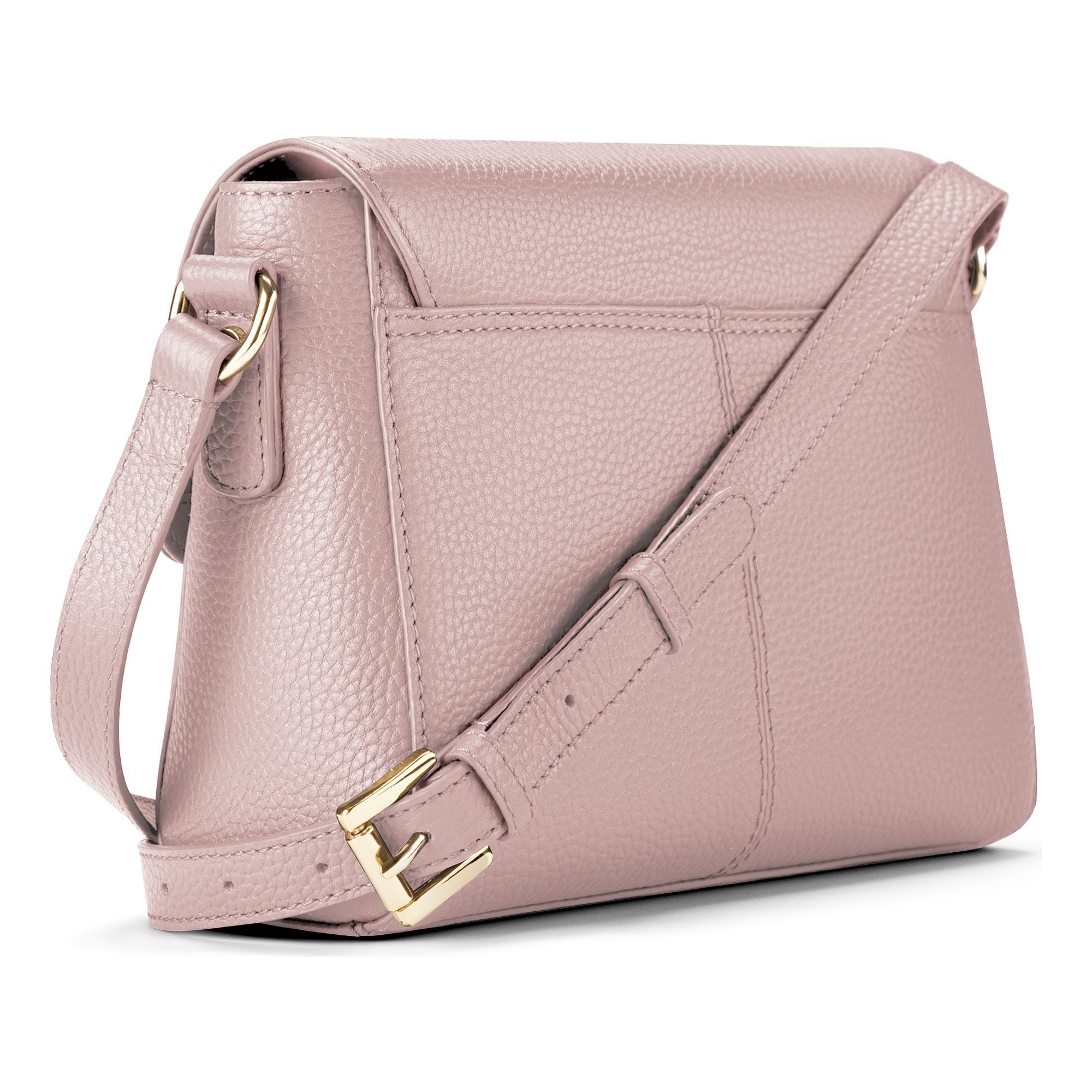 Lazarotti Umhängetasche »Bologna Leather Crossbody Umhängetasche Leder 22 cm«