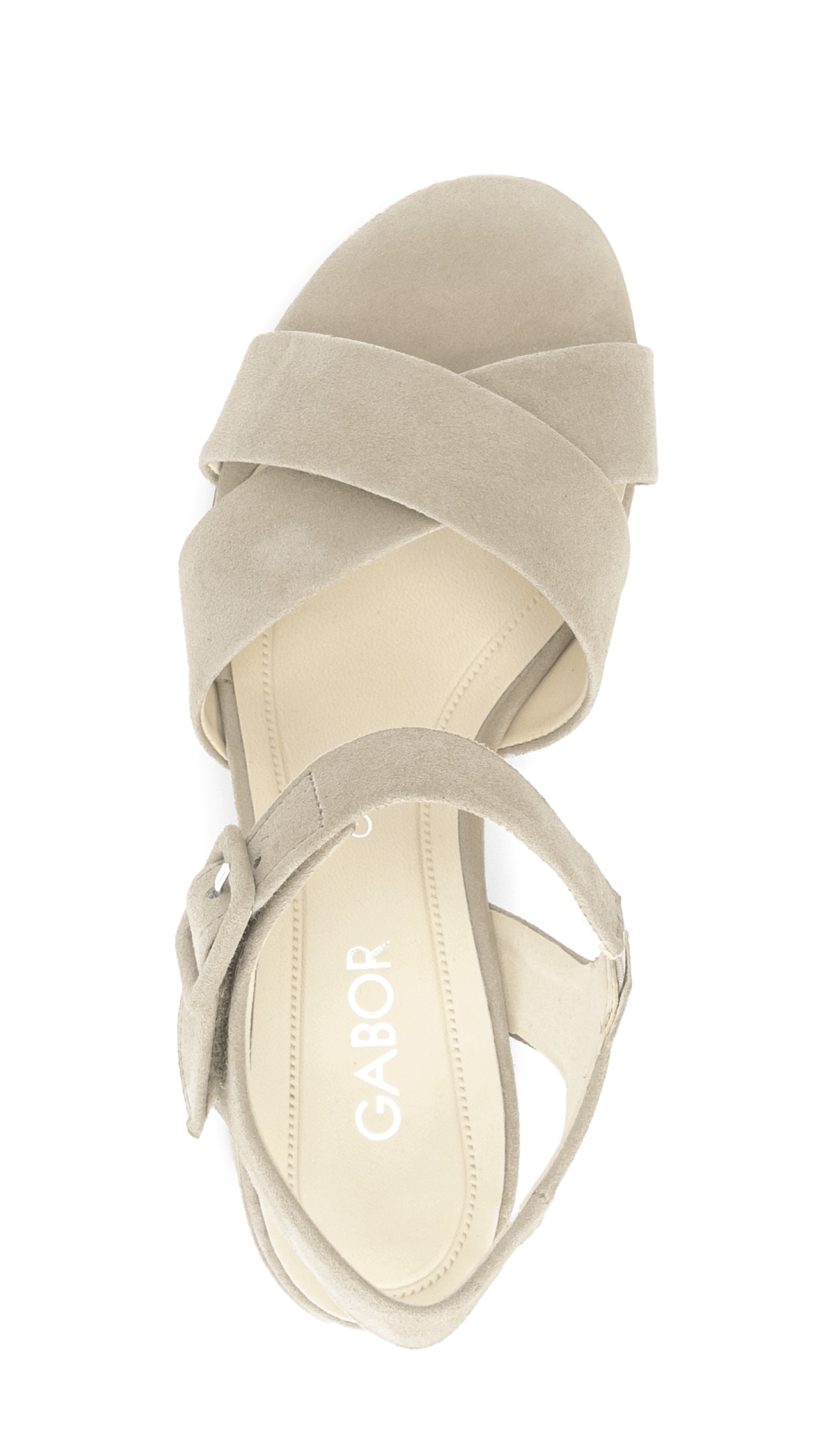 Gabor Sandalette »Tunis«  Blockabsatz, Sommerschuh mit Kreuzbandage, Weite G (=weit)