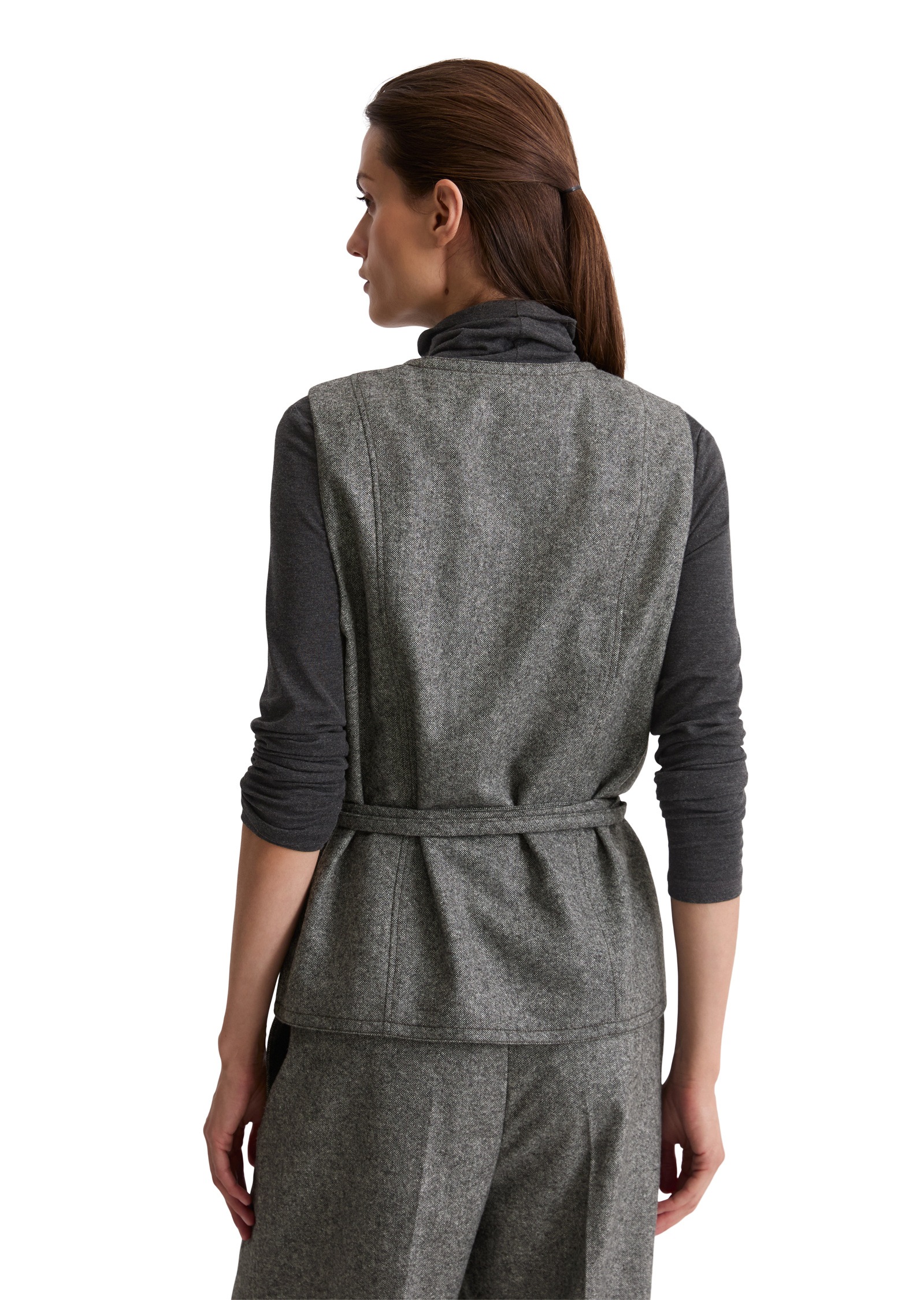 Thumbnail - Marc OPolo Shirtweste "aus Schurwolle-Mix"