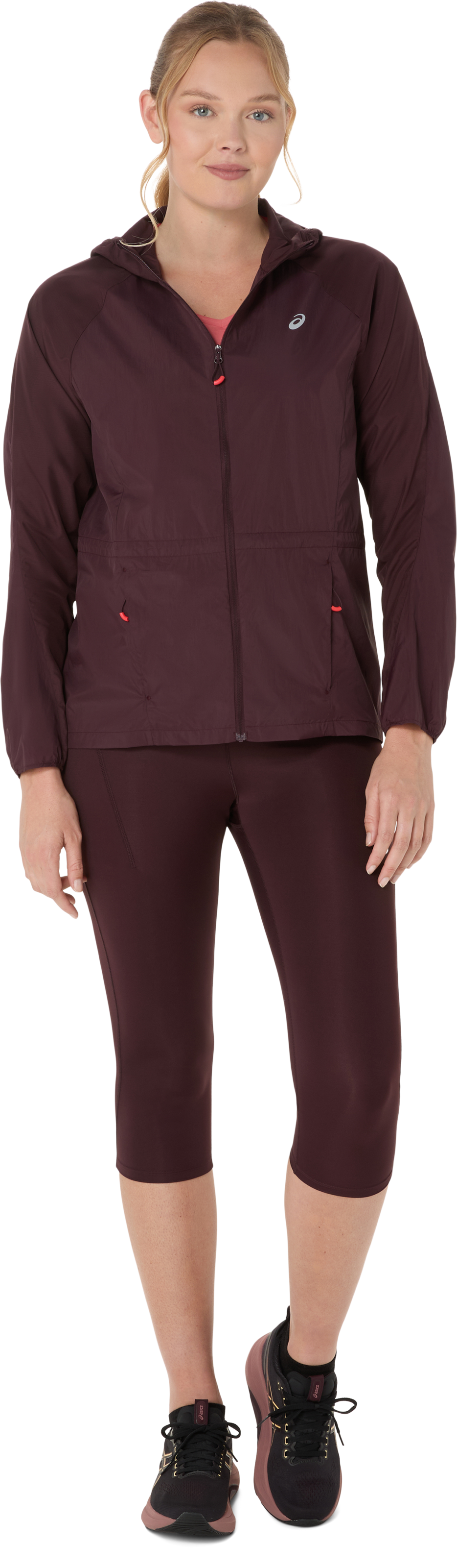 Asics Laufjacke »ROAD PACKABLE JACKET«, mit Kapuze