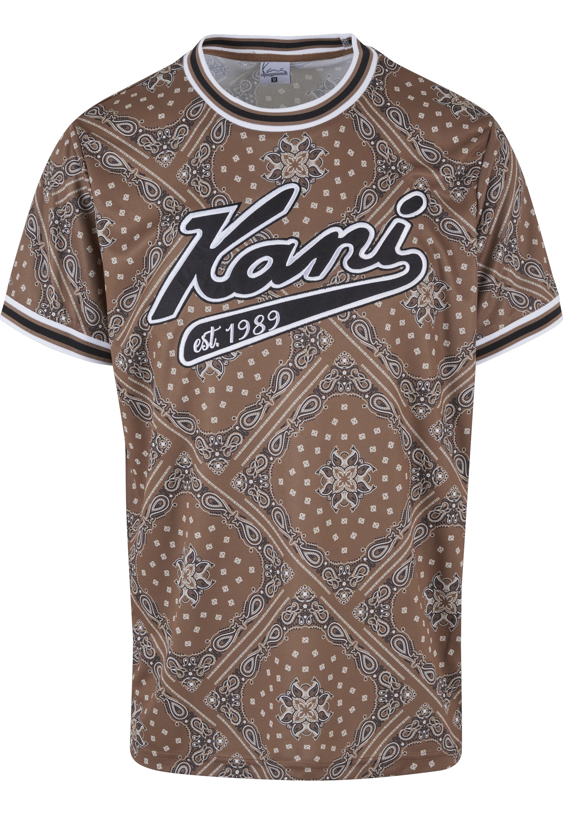 Karl Kani T-Shirt "Karl Kani Herren KM232-008-3 Unisex KK Varsity Paisley Mesh Tee" 1 Stk.