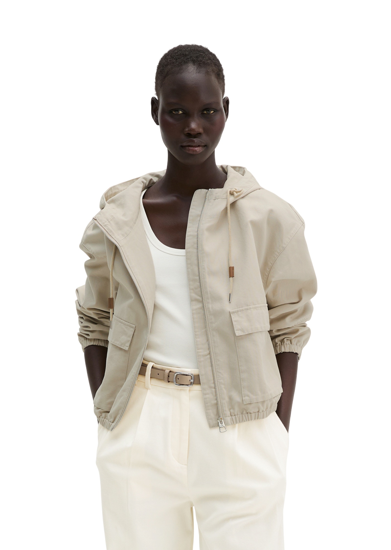 Marc OPolo Outdoorjacke "aus gepeachtem Baumwoll-Canvas"
