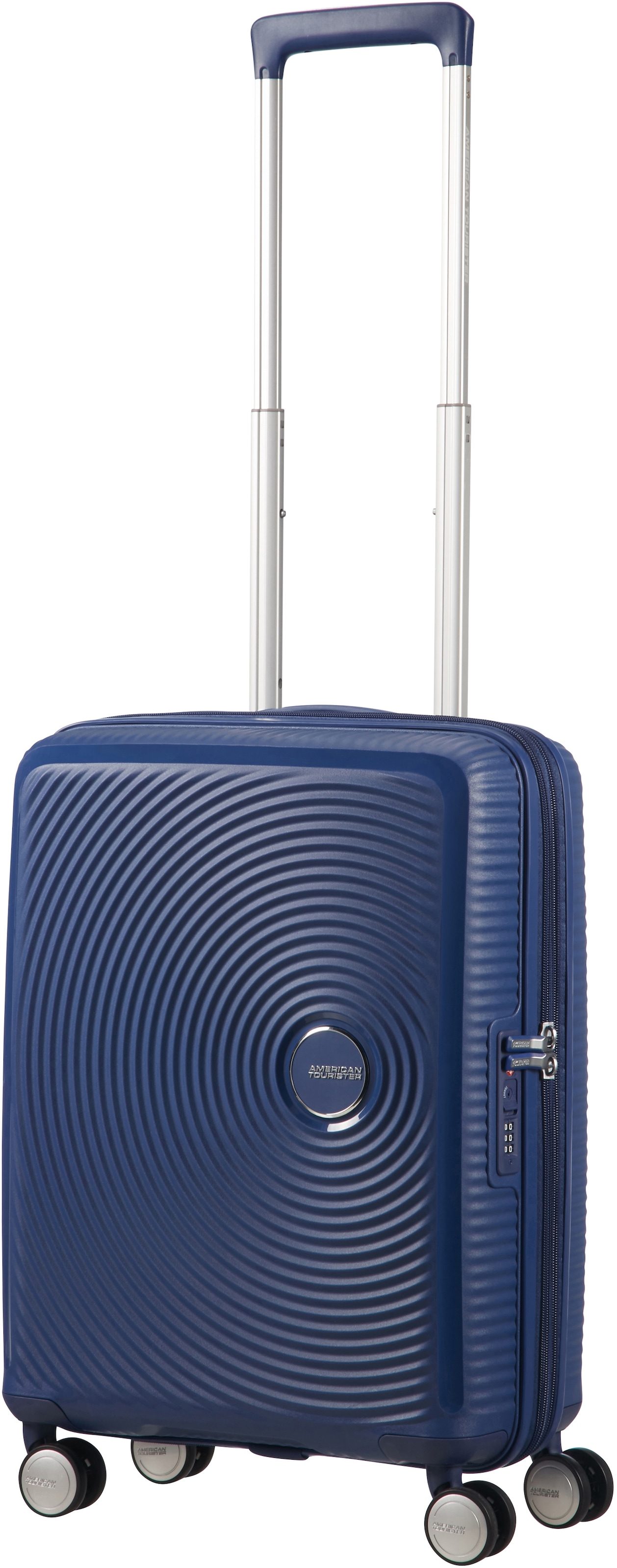 American Tourister® Hartschalen-Trolley »SOUNDBOX, in verschiedenen Farben und Größen«, 4 Rollen, Reisekoffer Trolley Aufgabegepäck TSA-Zahlenschloss Volumenerweiterung